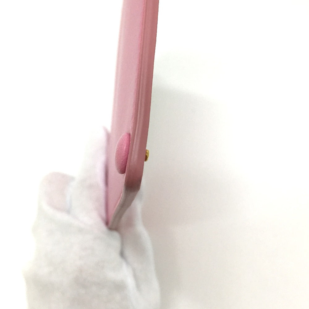 FENDI Pouch 7AR907 leather pink Peek-a-boo bag-in
