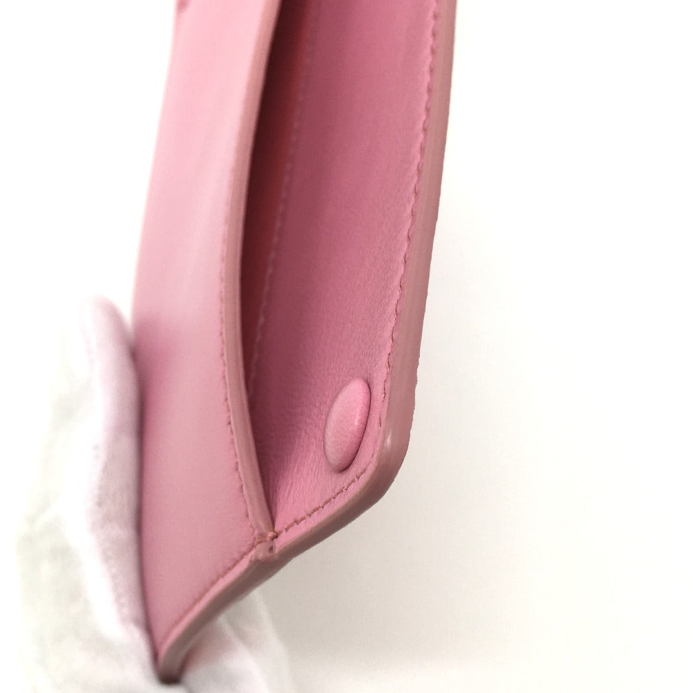 FENDI Pouch 7AR907 leather pink Peek-a-boo bag-in