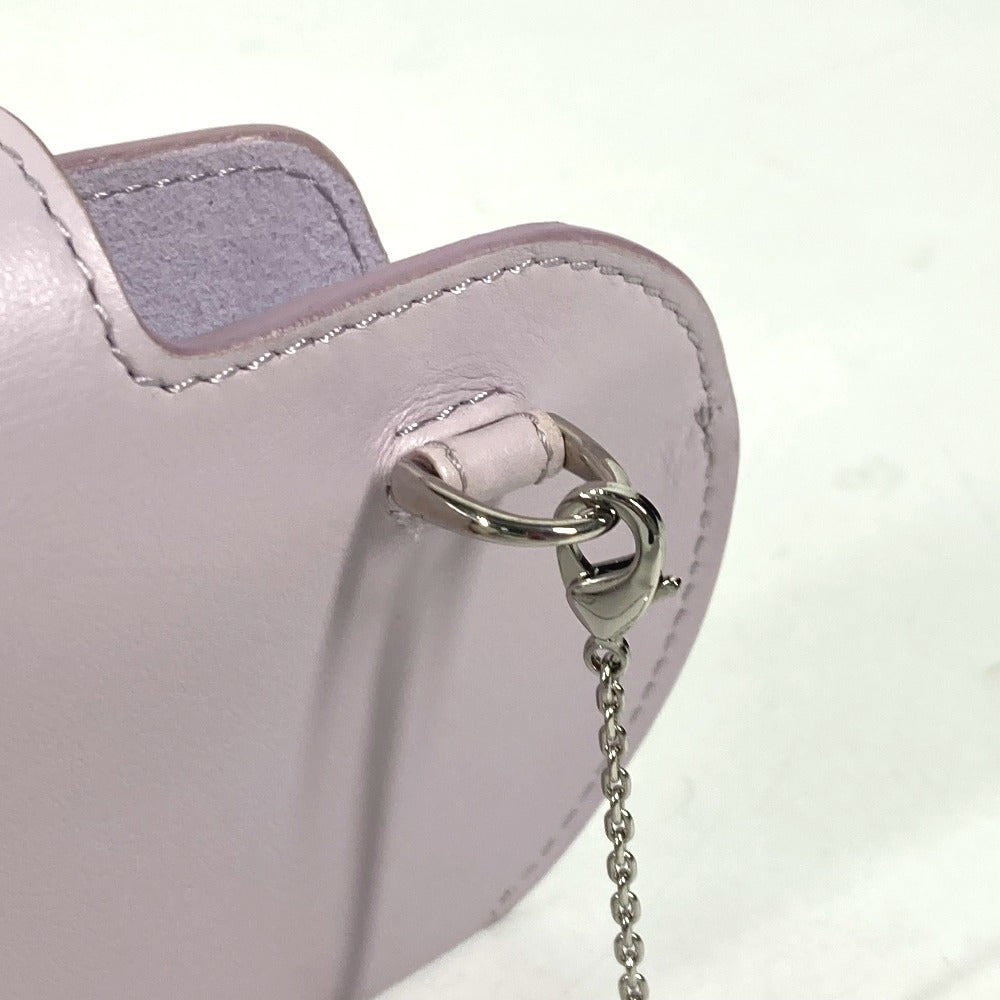 FENDI Pouch 7AS069 leather Light purple Eyewear Glasses Sunglasses Case FF logo glasses case