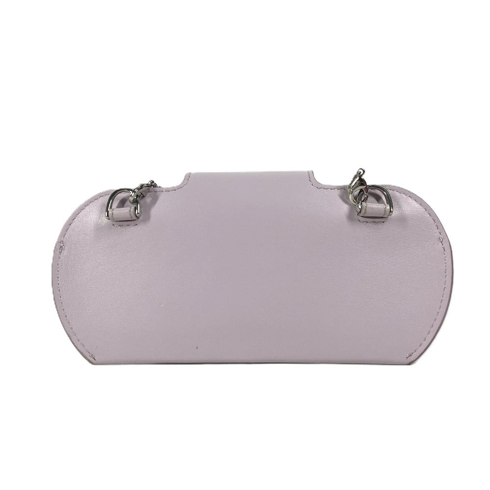 FENDI Pouch 7AS069 leather Light purple Eyewear Glasses Sunglasses Case FF logo glasses case