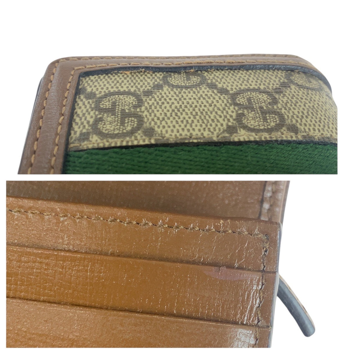 GUCCI Bifold Wallet 645536 GG Supreme Canvas Brown multicolor Jackie