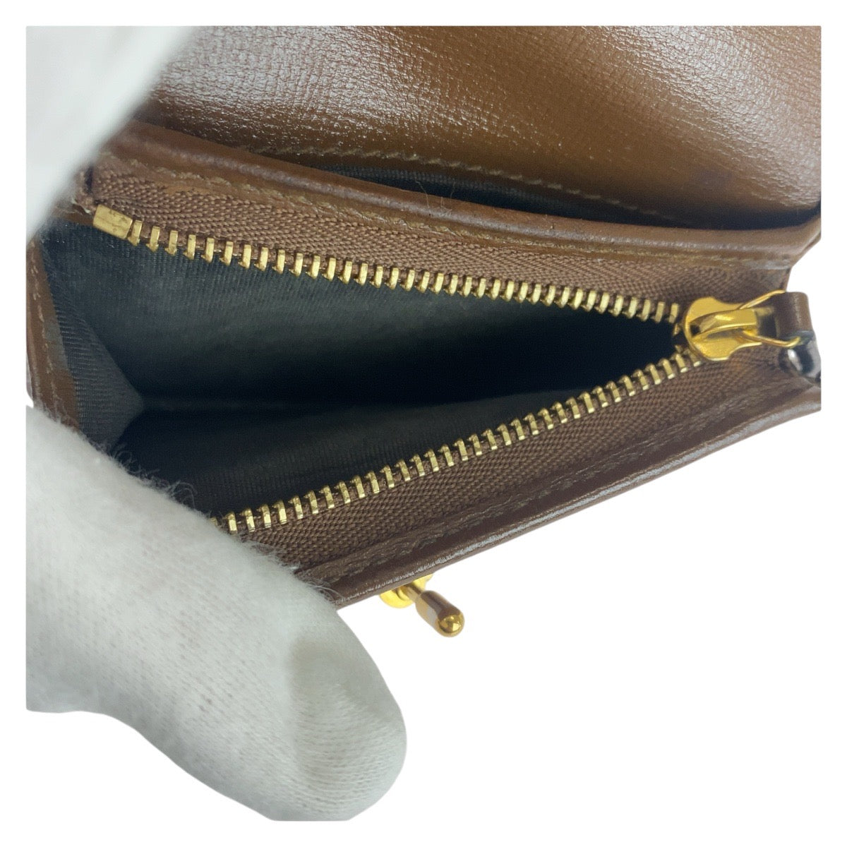 GUCCI Bifold Wallet 645536 GG Supreme Canvas Brown multicolor Jackie