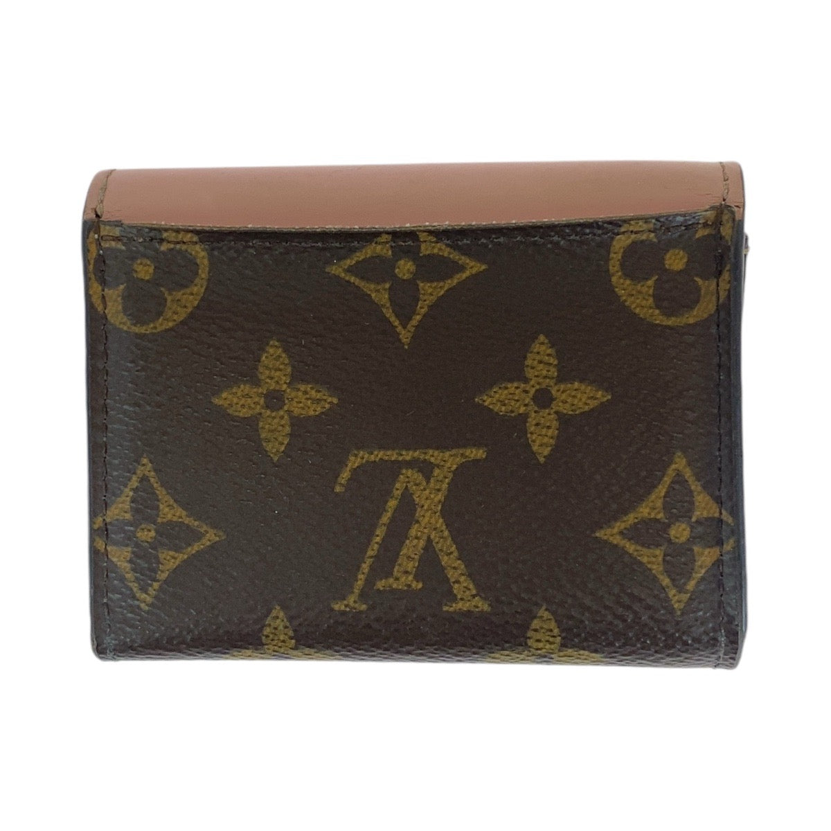 LOUIS VUITTON Tri-fold wallet M62933 leather Rose Ballerine Pink Brown Monogram Portefeuille Zoe