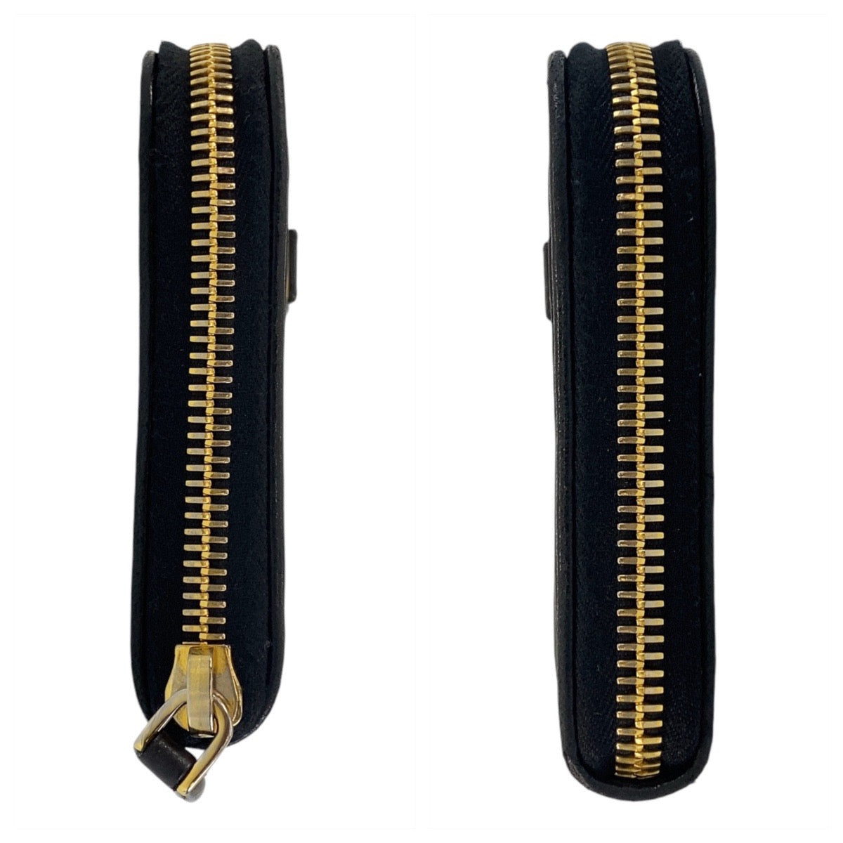 PRADA Long Wallet Purse Nylon black