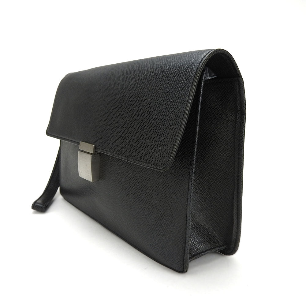 LOUIS VUITTON business bag M30782 Taiga black Selenga