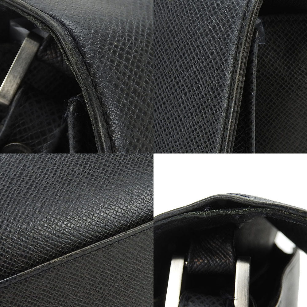 LOUIS VUITTON business bag M30782 Taiga black Selenga