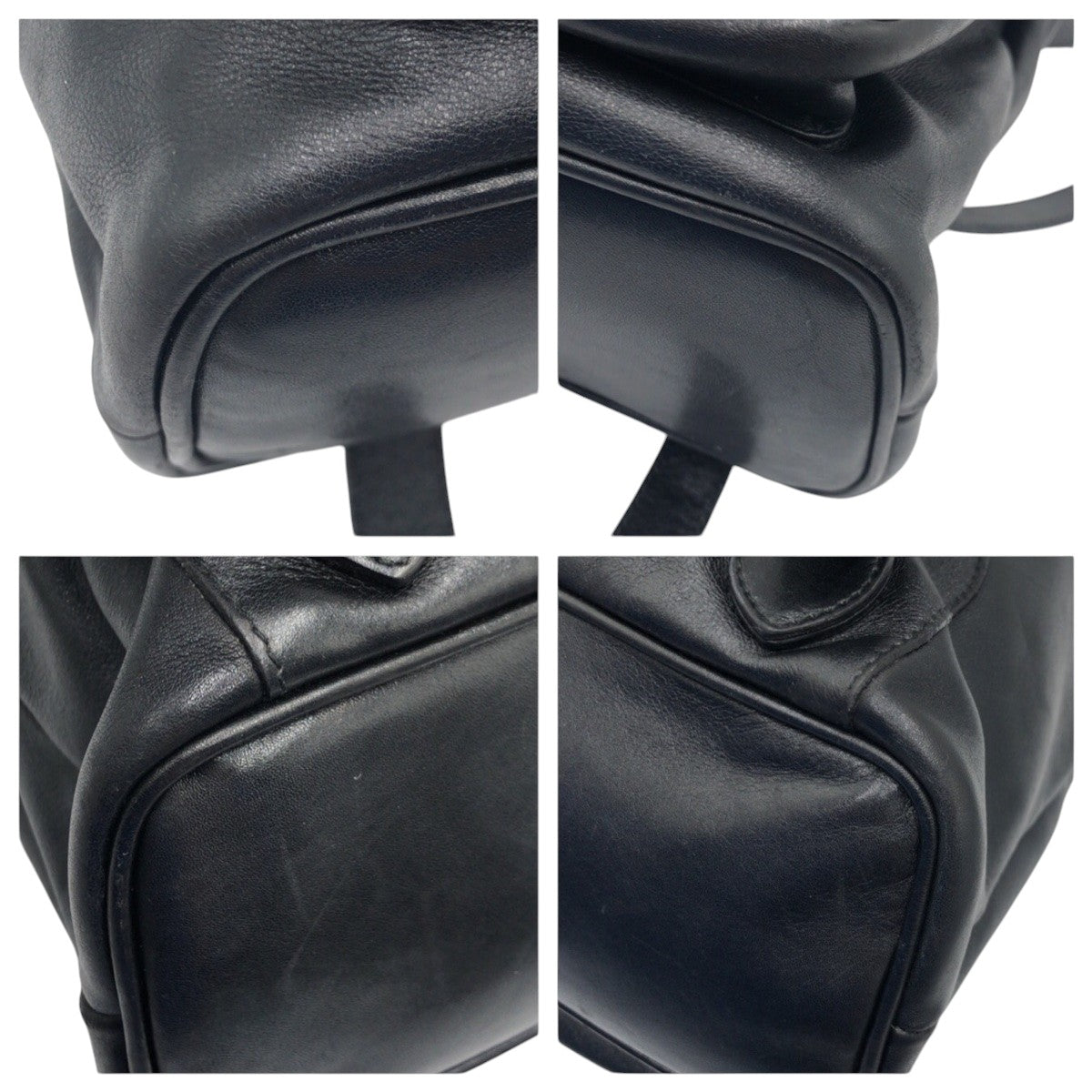 GUCCI Backpack 003 1998 0016 leather Black black Bamboo