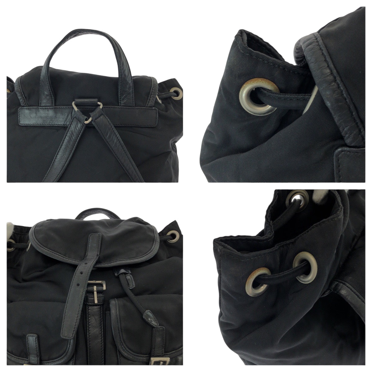 PRADA Backpack Nylon black Test
