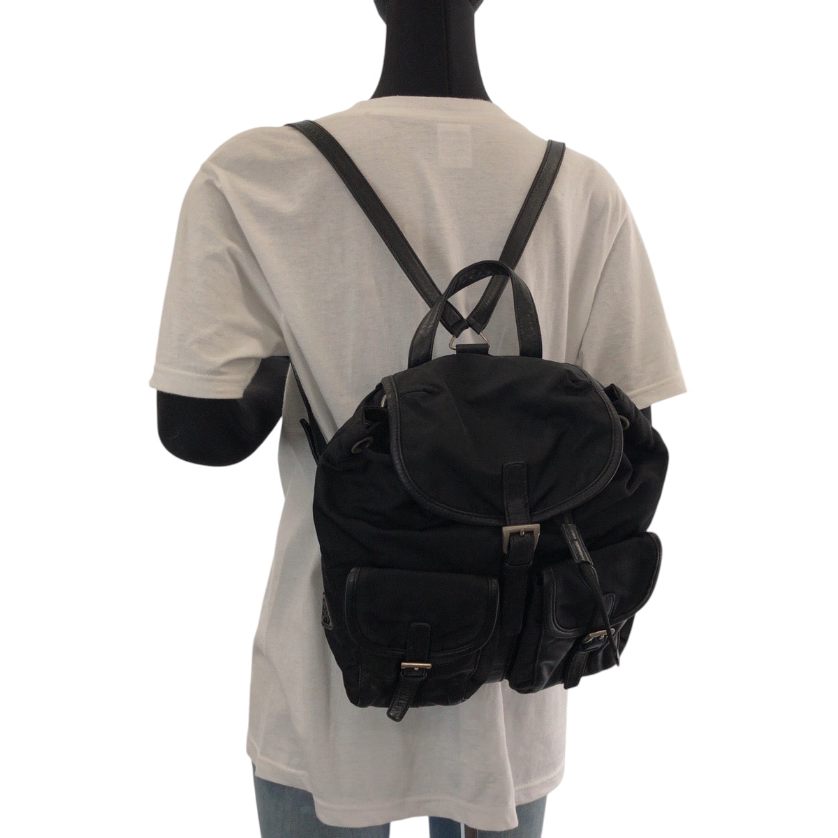 PRADA Backpack Nylon black Test
