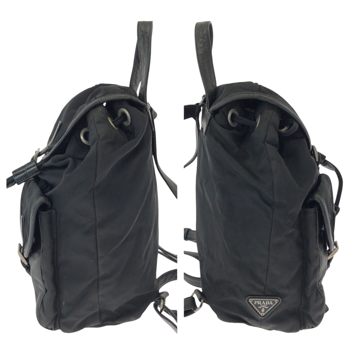 PRADA Backpack Nylon black Test