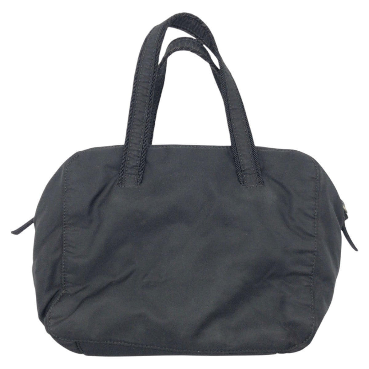 PRADA Handbag Nylon Black black Test Logo embroidery