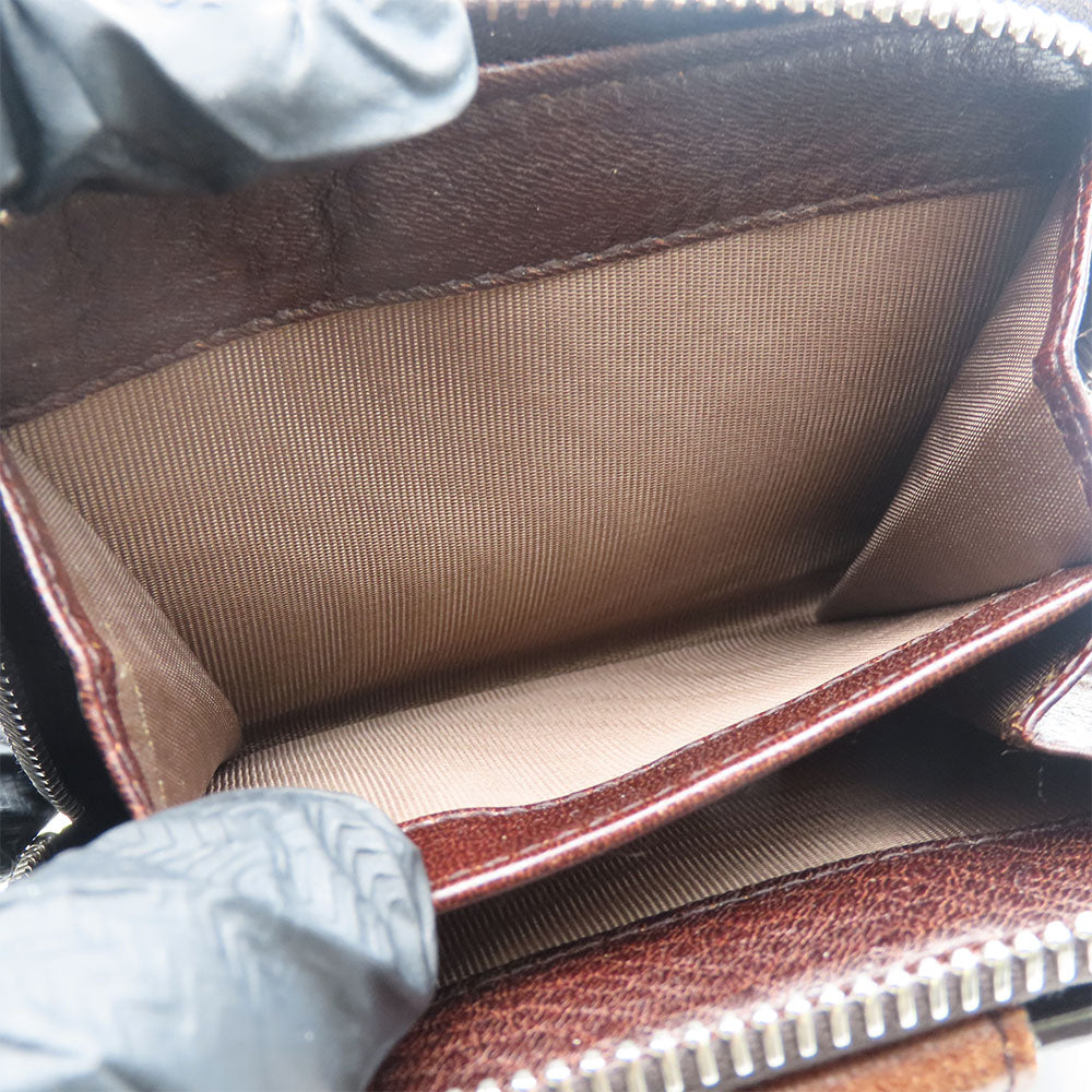 PRADA Bifold Wallet 1M0522 leather Brown