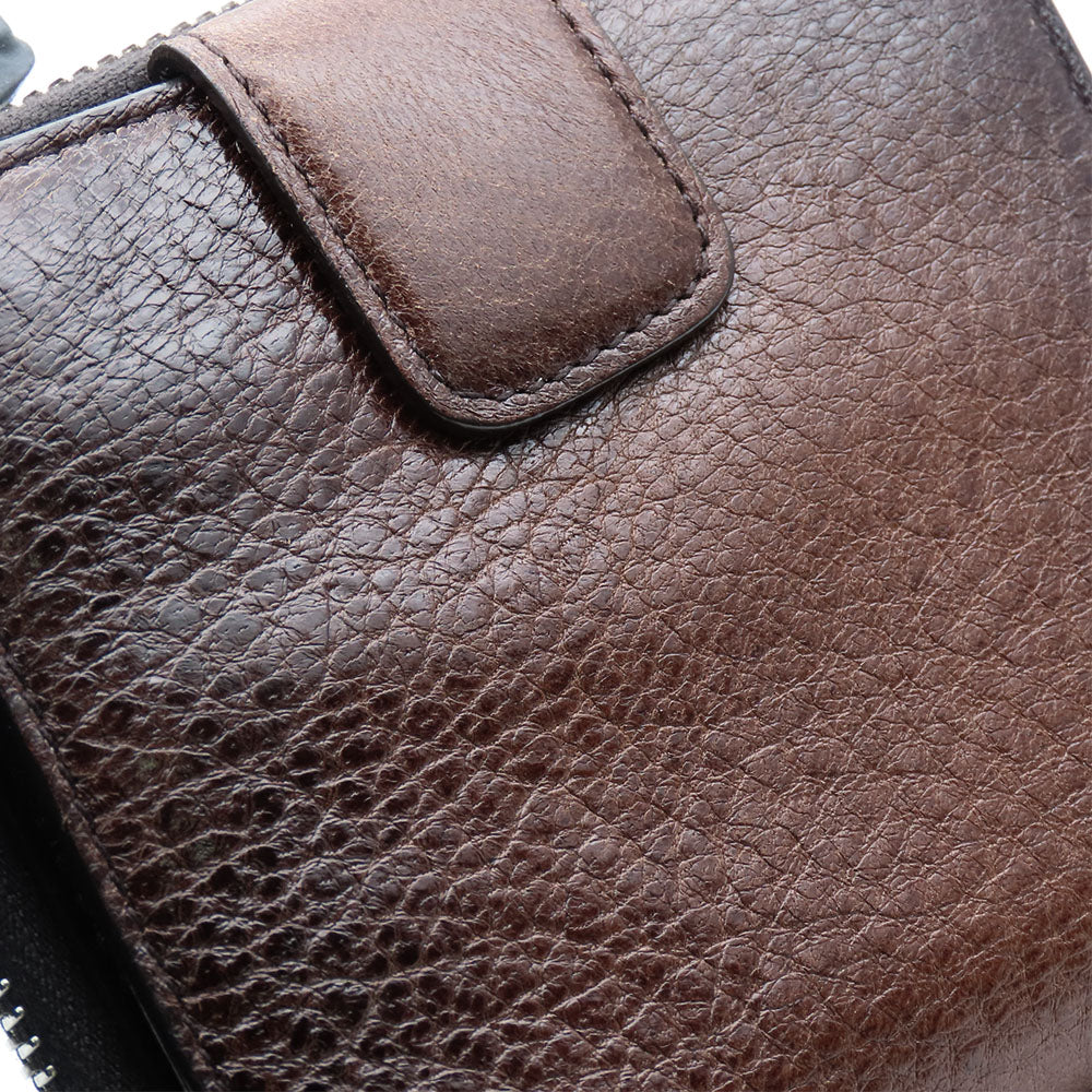 PRADA Bifold Wallet 1M0522 leather Brown