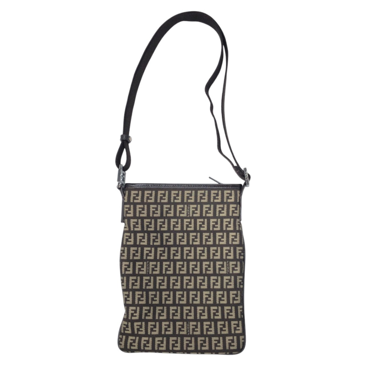 FENDI Shoulder Bag 2305 8BT079 JQ4 049 canvas Brown Zucchino