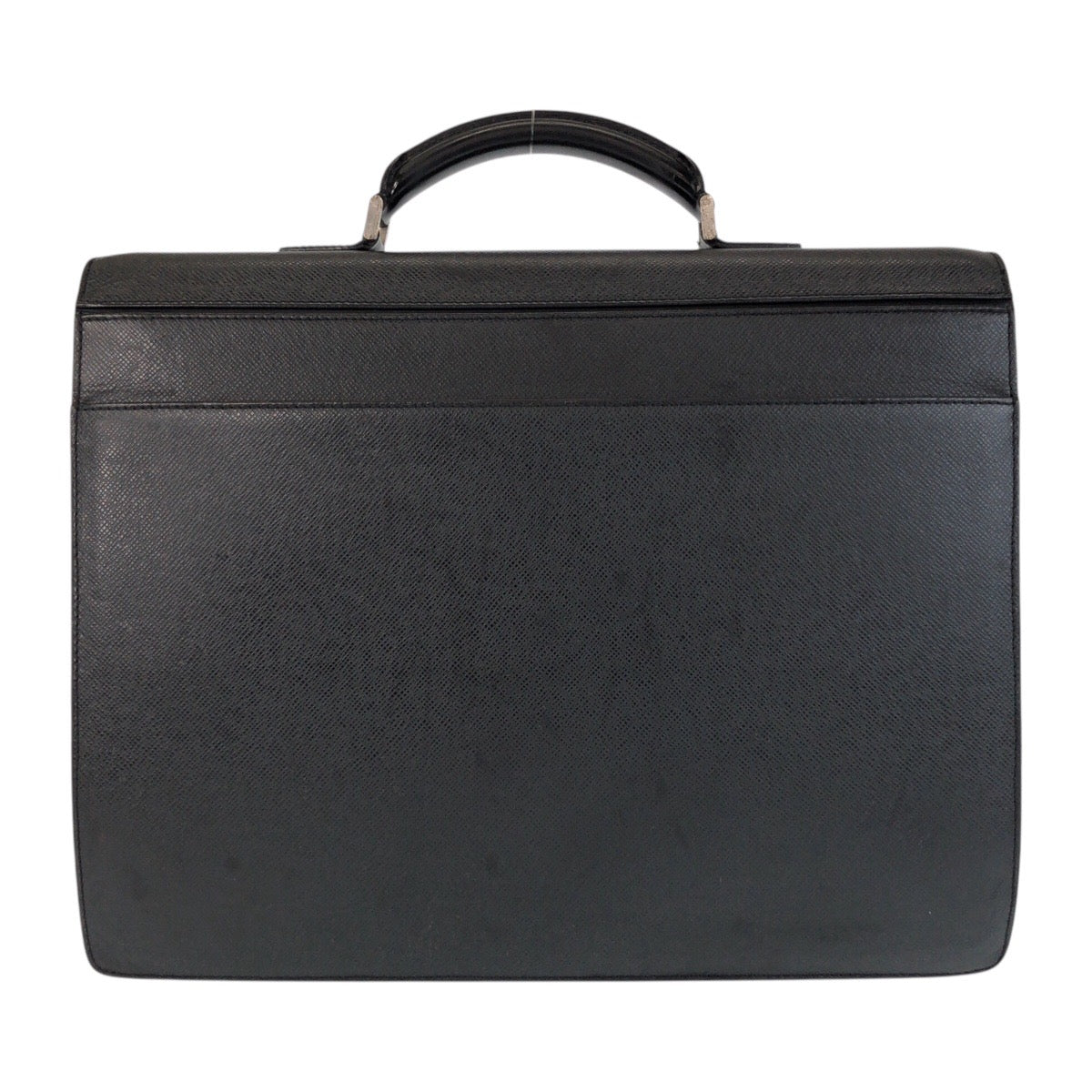 LOUIS VUITTON Business bag M31052 leather Ardoise Black SilverMetal Taiga Robusto 1