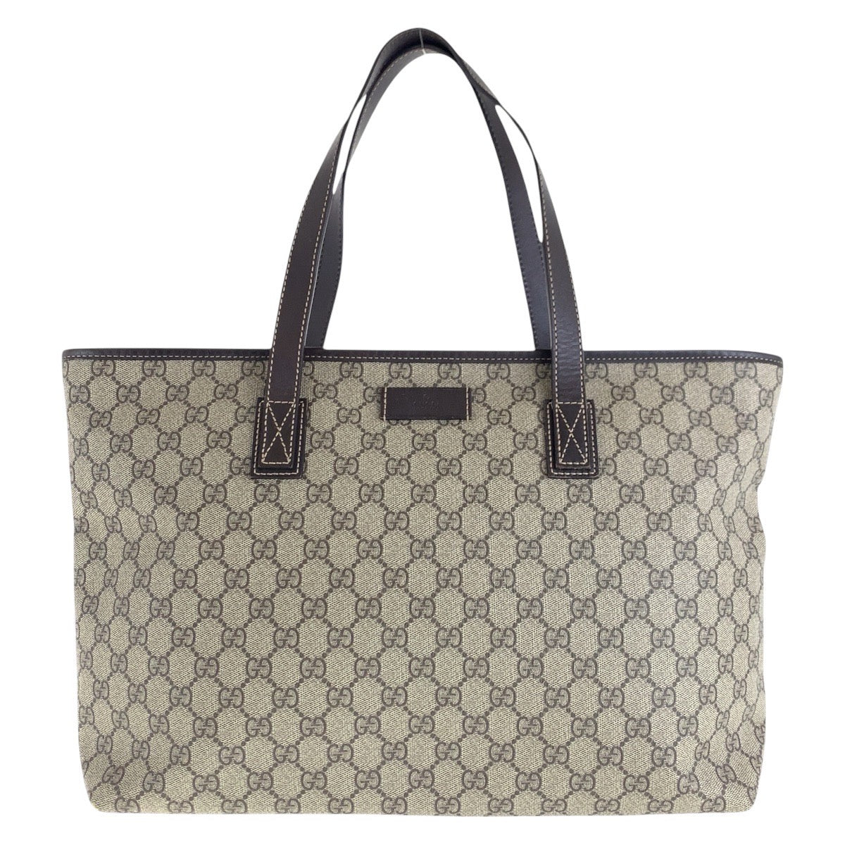 GUCCI Tote Bag 211137 GG Supreme Canvas beige