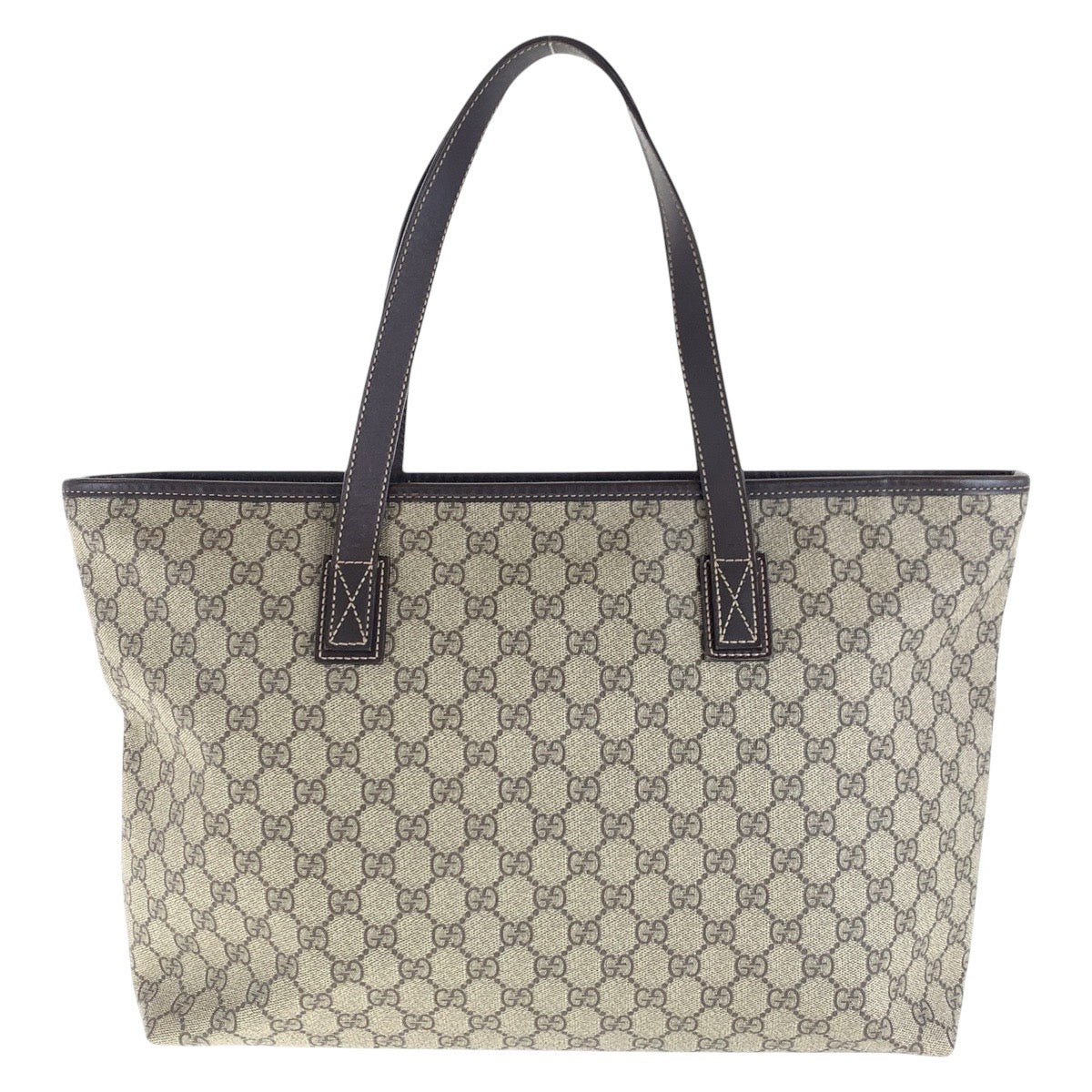 GUCCI Tote Bag 211137 GG Supreme Canvas beige
