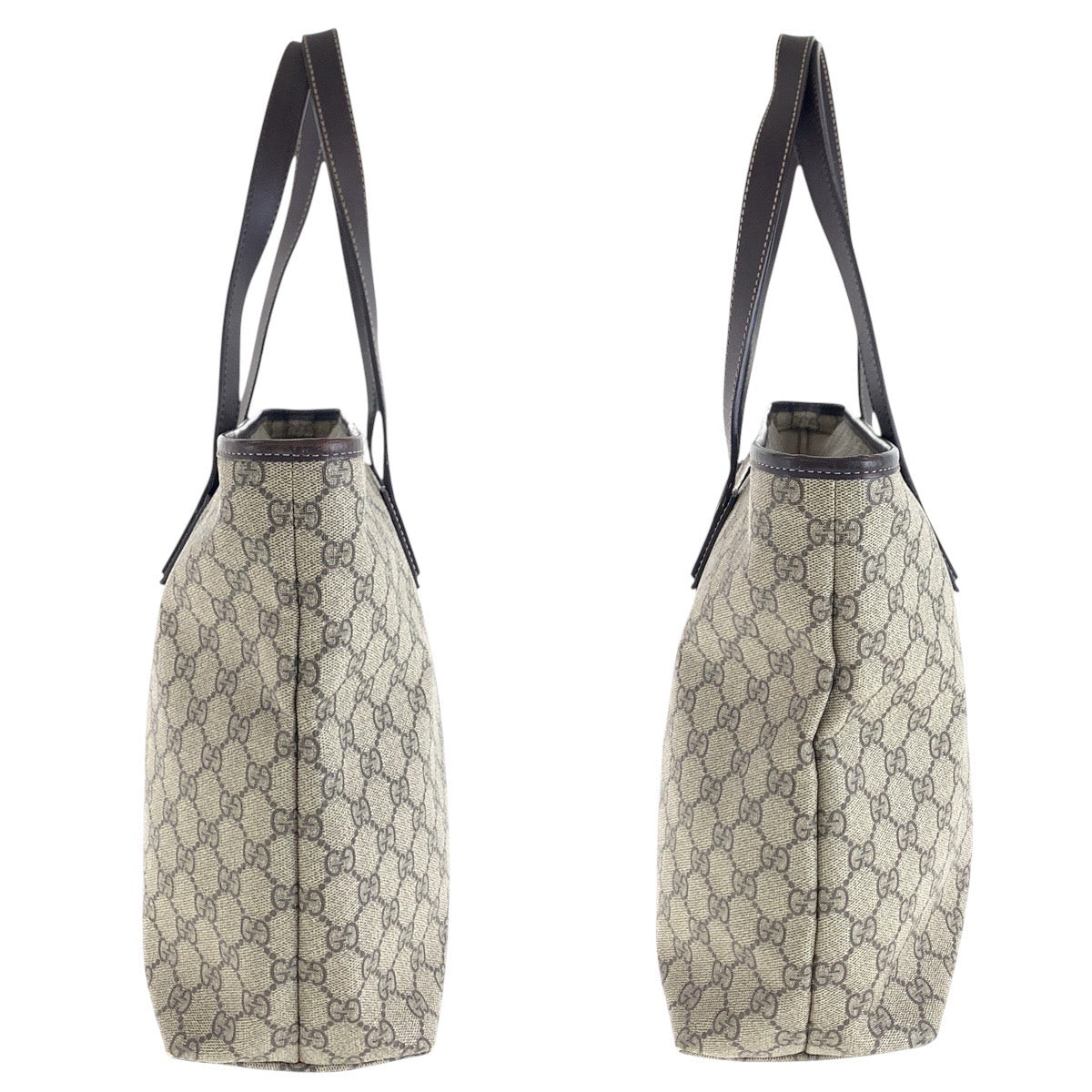 GUCCI Tote Bag 211137 GG Supreme Canvas beige