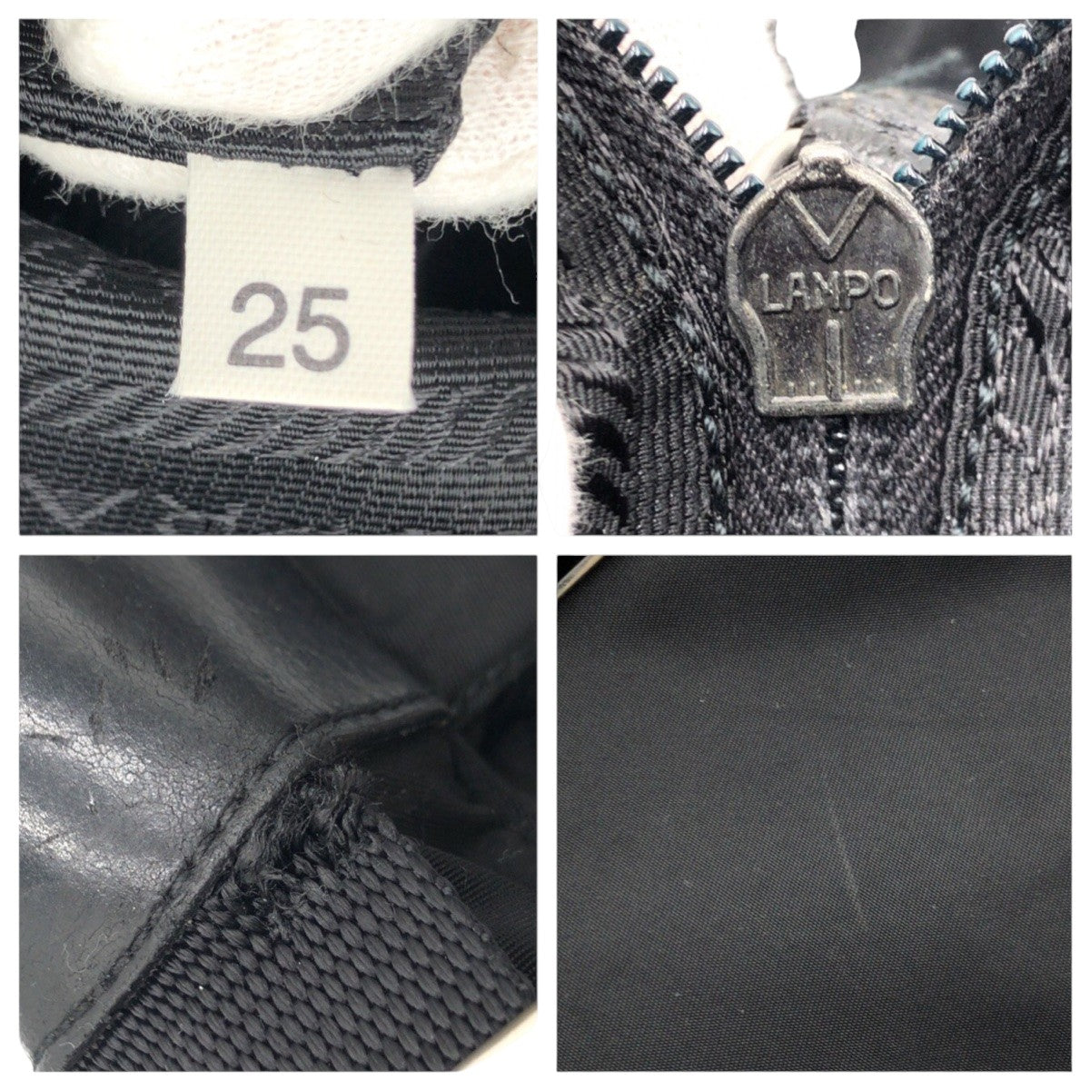 PRADA Shoulder Bag Nylon Black black Test Triangular logo