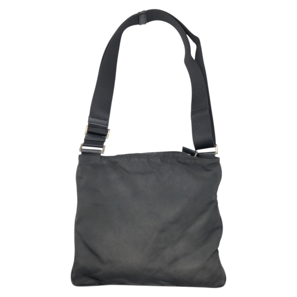 PRADA Shoulder Bag Nylon Black black Test Triangular logo