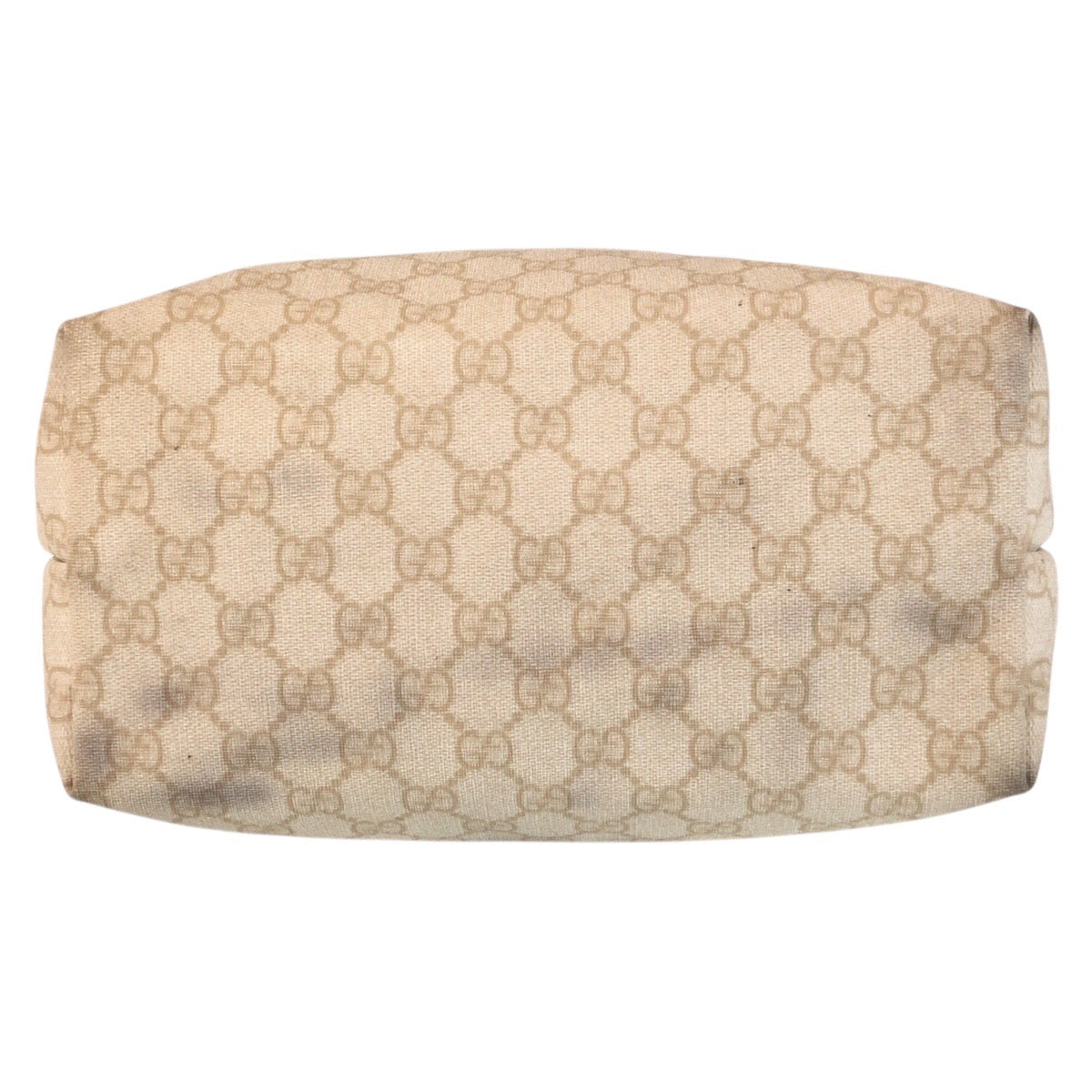 GUCCI Tote Bag 189896 GG Supreme Canvas Beige Ivory Brown
