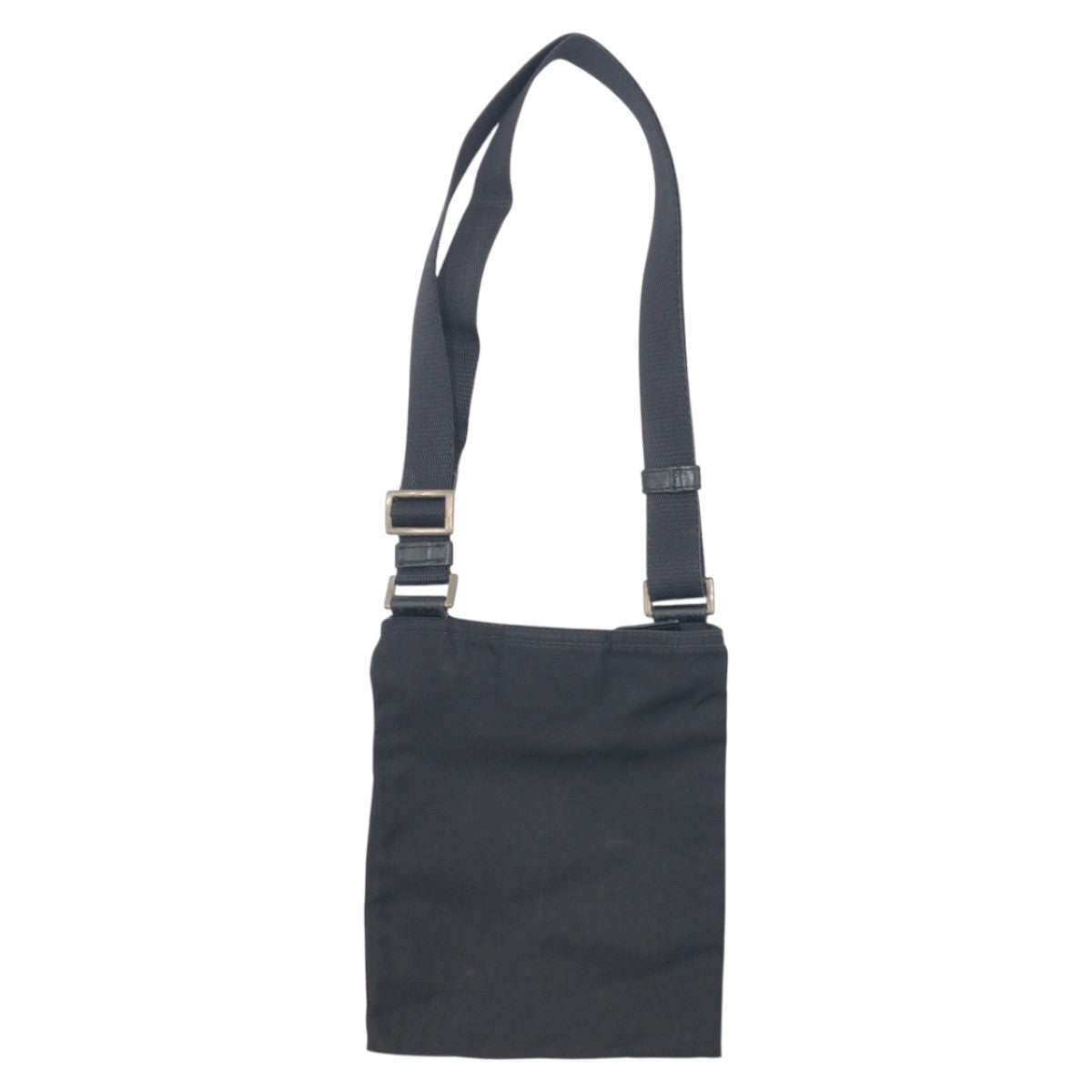 PRADA Shoulder Bag Nylon Black black Test Triangular logo