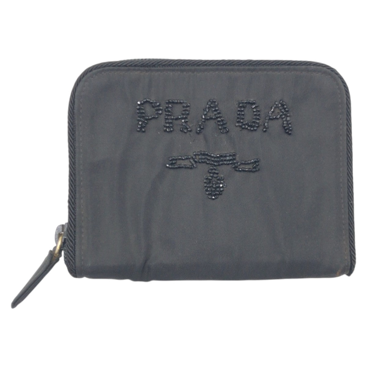 PRADA Bifold Wallet Nylon Black black
