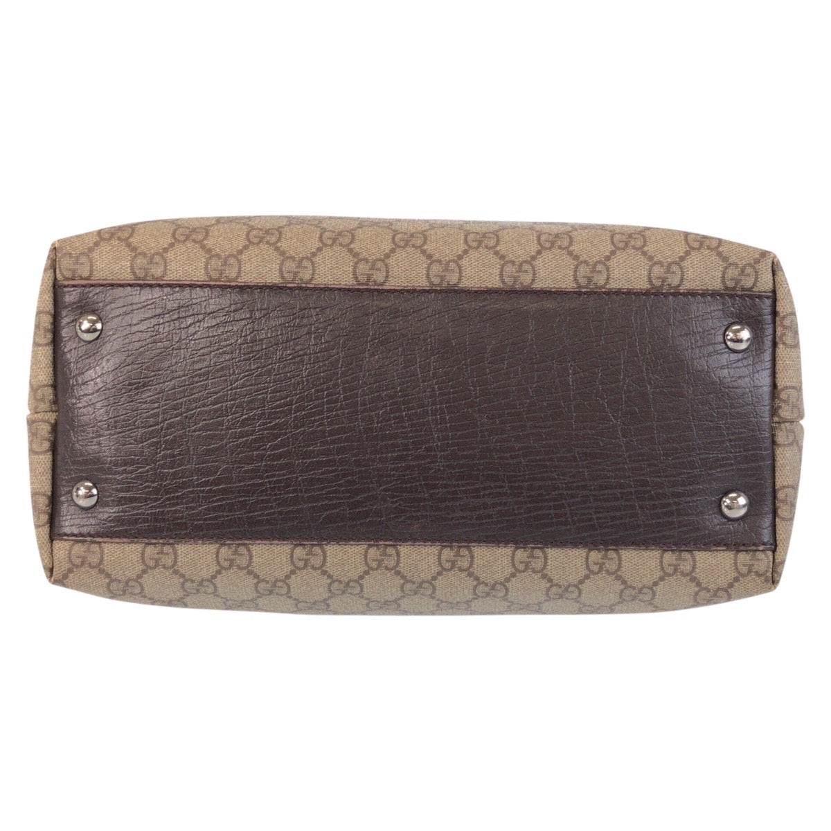 GUCCI Tote Bag 131220 GG Supreme Canvas Beige brown