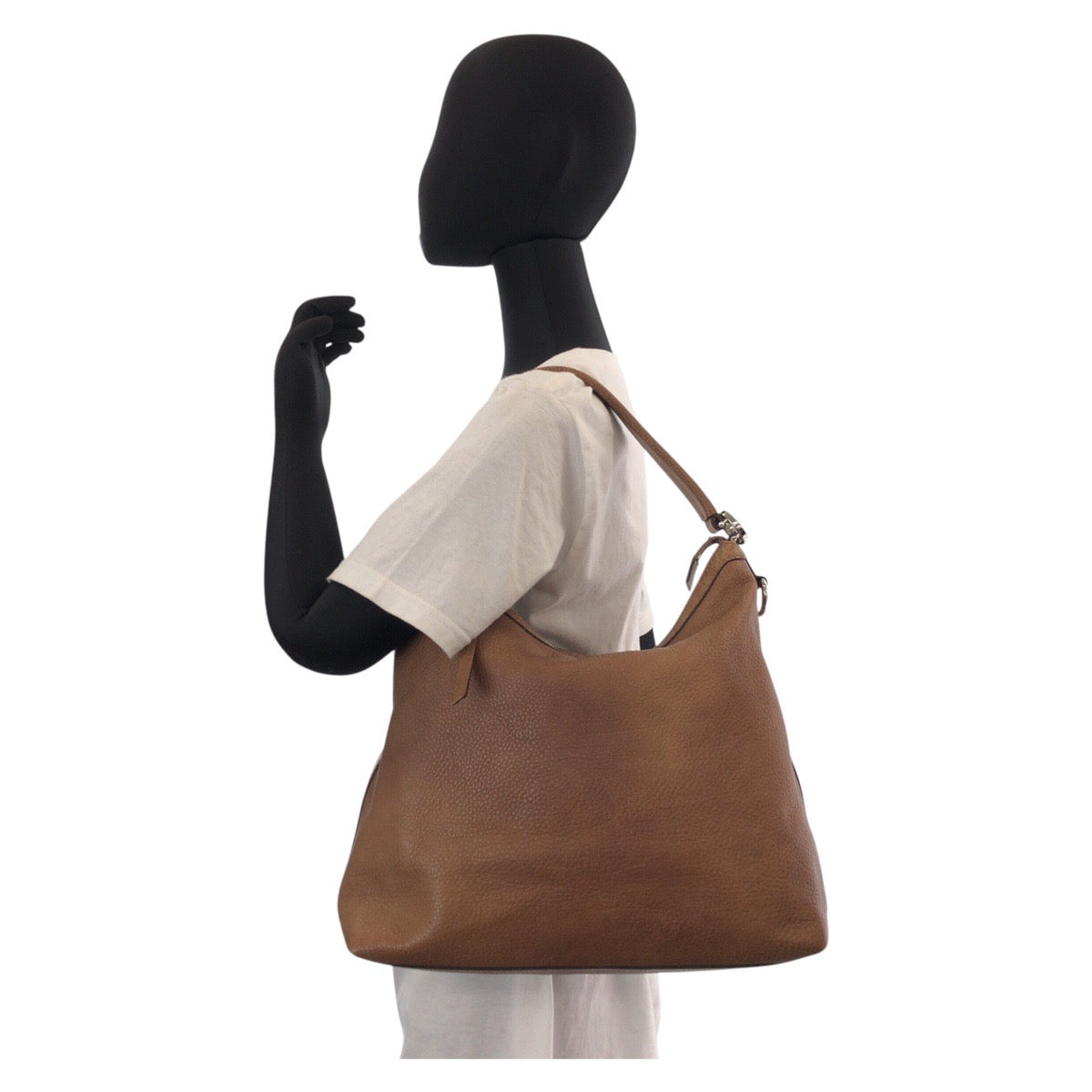 GUCCI Shoulder Bag 326514 leather Brown Interlocking Hobo