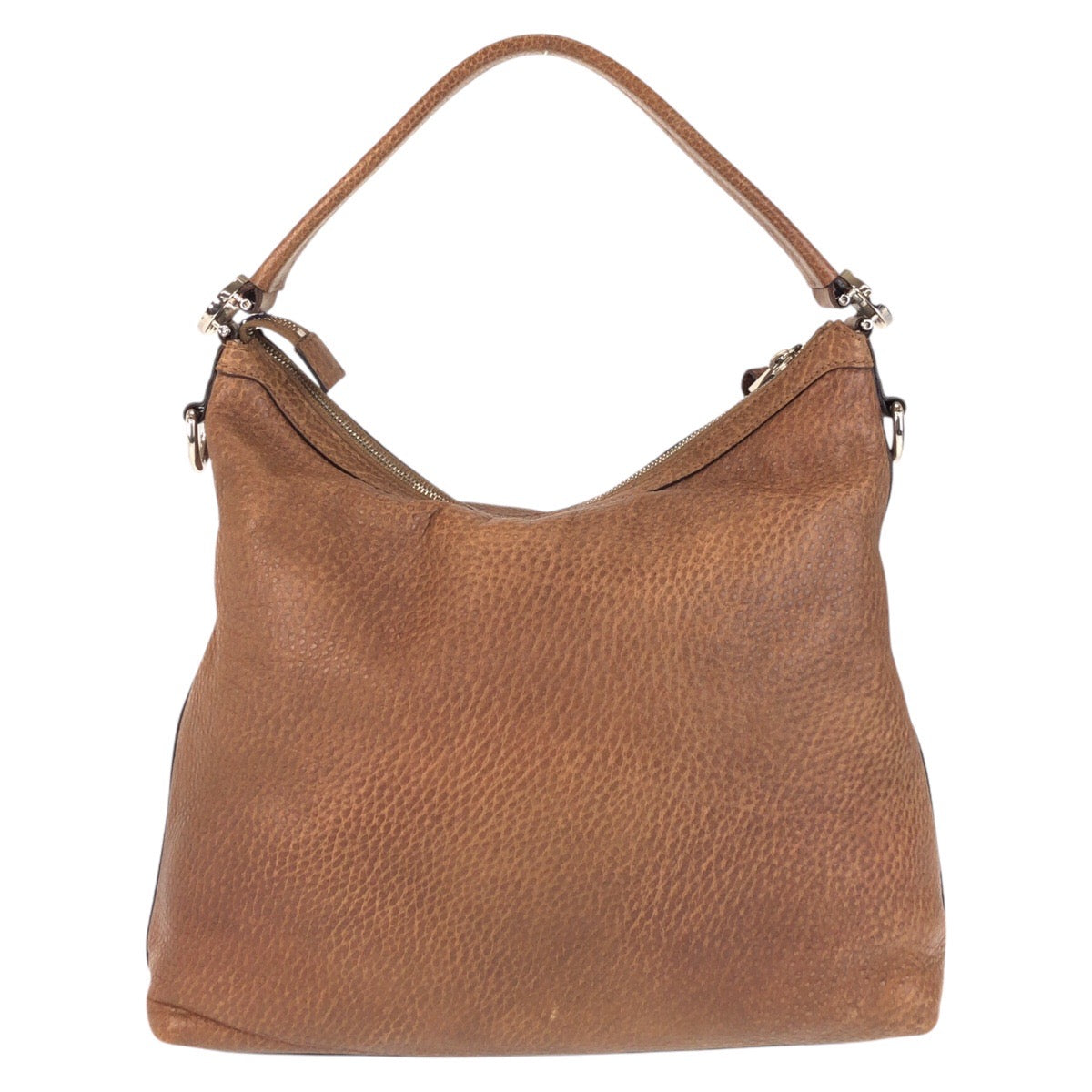 GUCCI Shoulder Bag 326514 leather Brown Interlocking Hobo