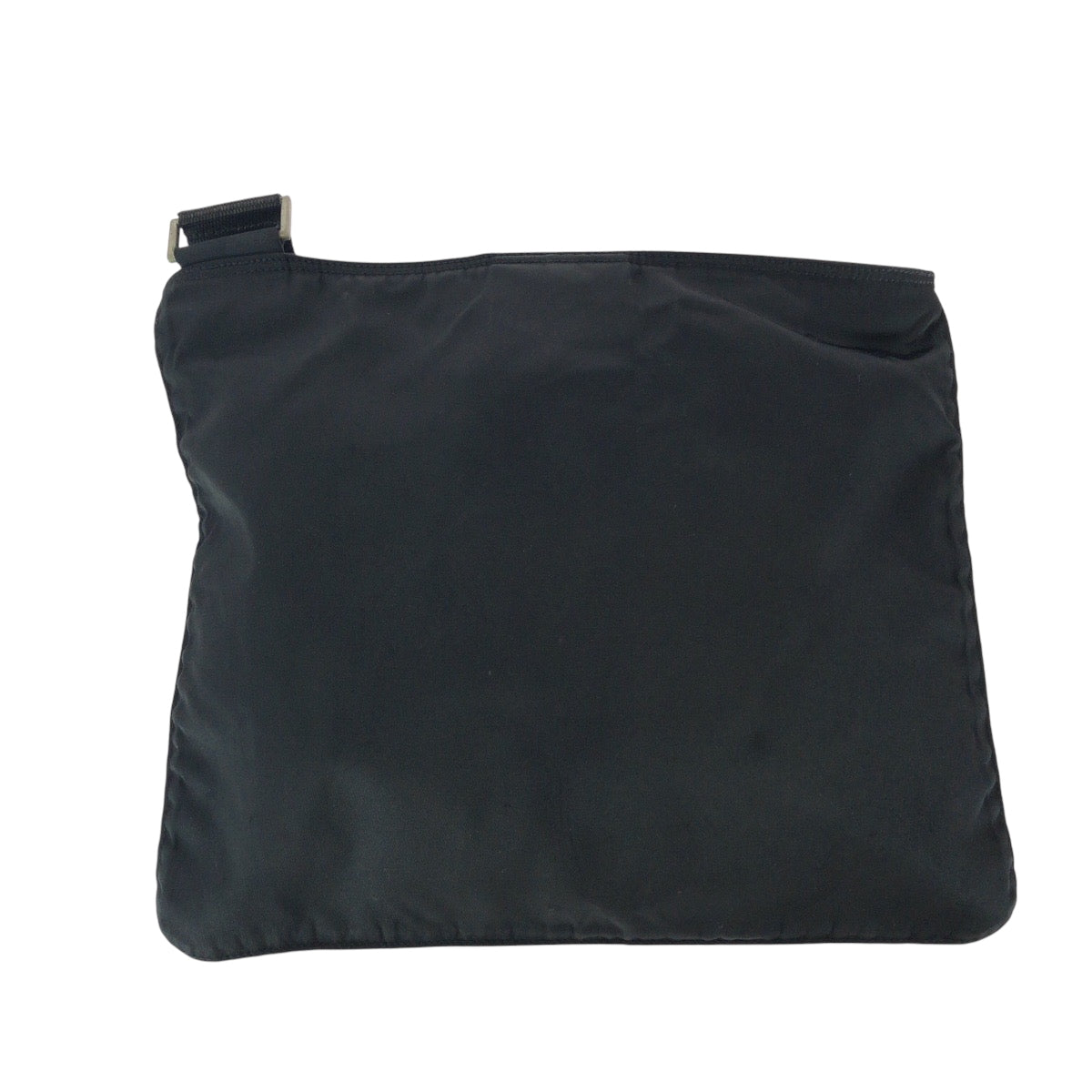 PRADA Shoulder Bag VA0053 Nylon Black SilverMetal Test Triangle With logo