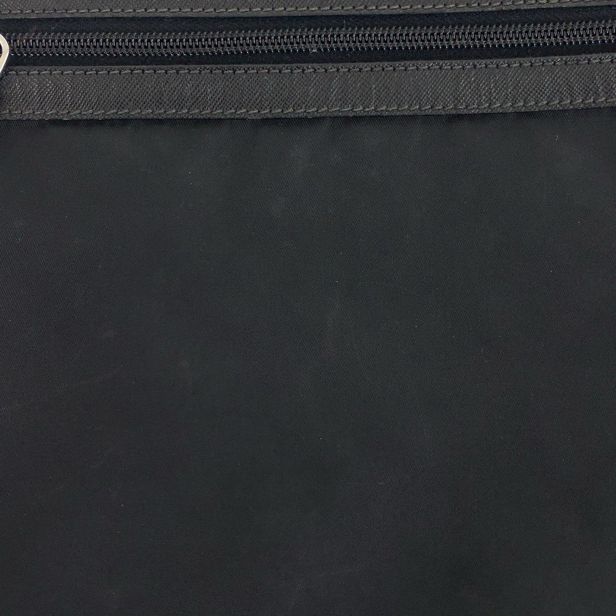 PRADA Shoulder Bag Nylon black Test Triangle With logo