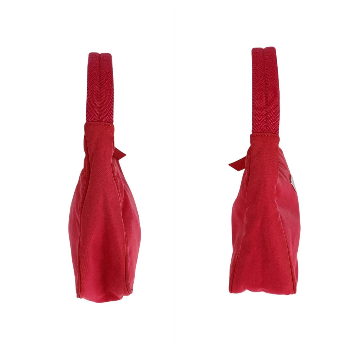 PRADA Handbag Nylon pink Test Triangle With logo