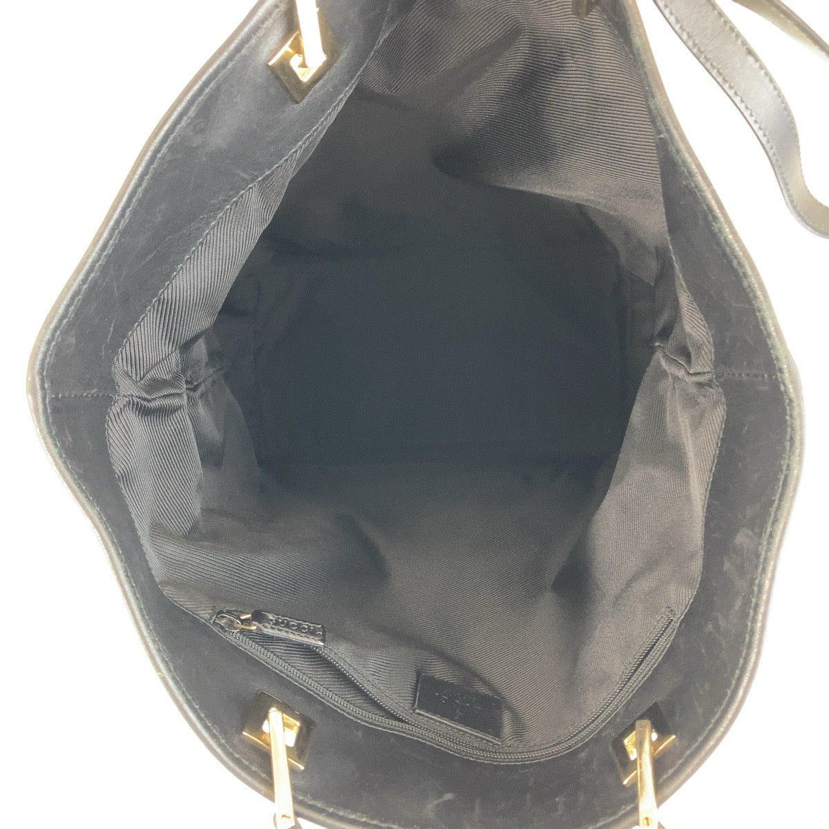 GUCCI Tote Bag 002 1098 GG canvas Black GoldMetal