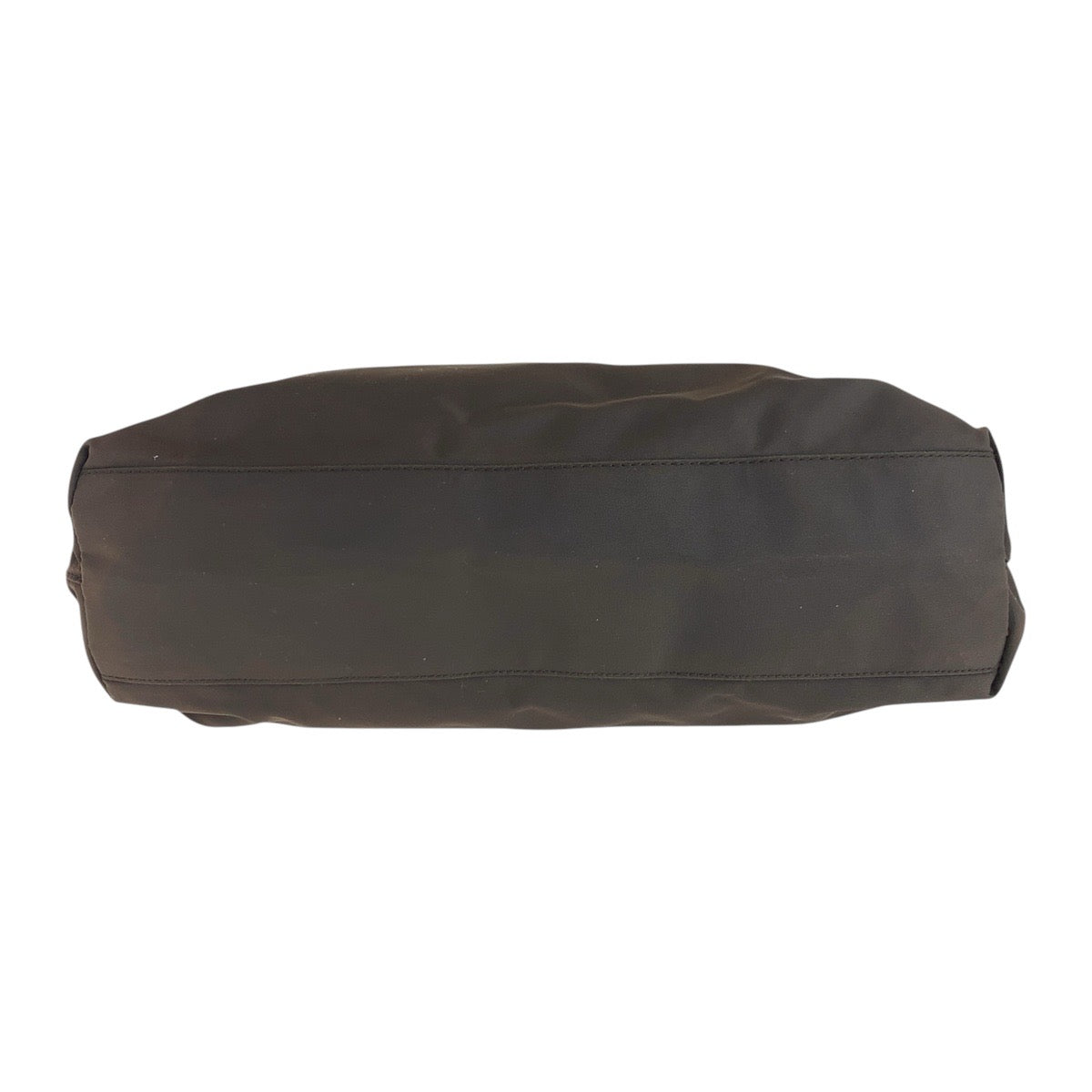 PRADA Shoulder Bag Nylon Brown Test Triangle With logo