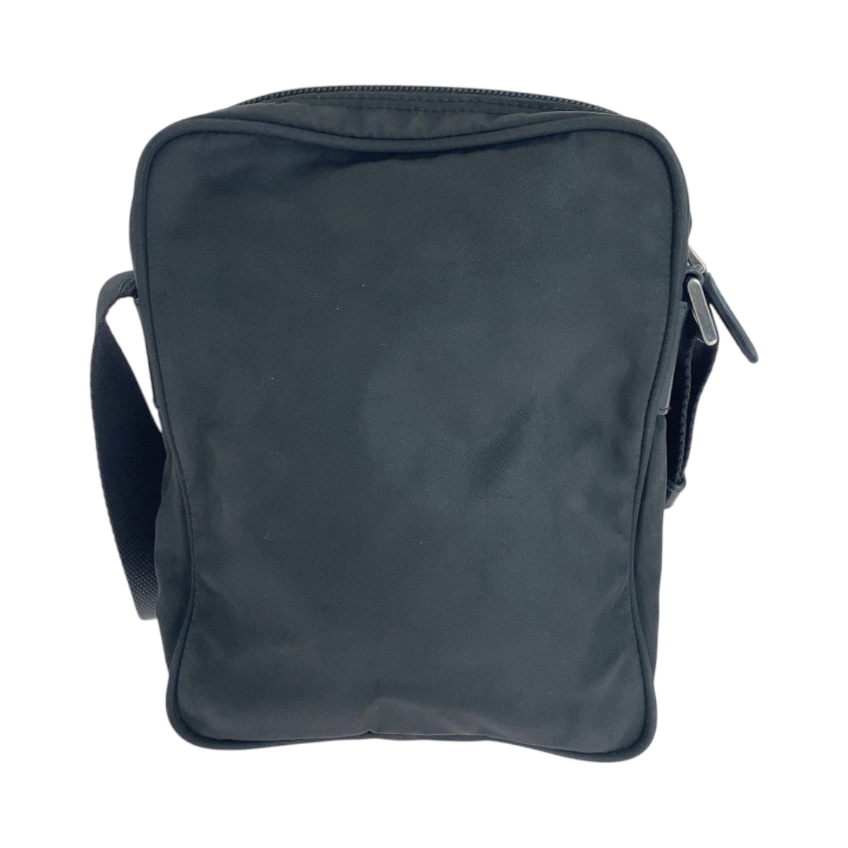 PRADA Shoulder Bag BT0169 Nylon Black SilverMetal Test Triangle With logo