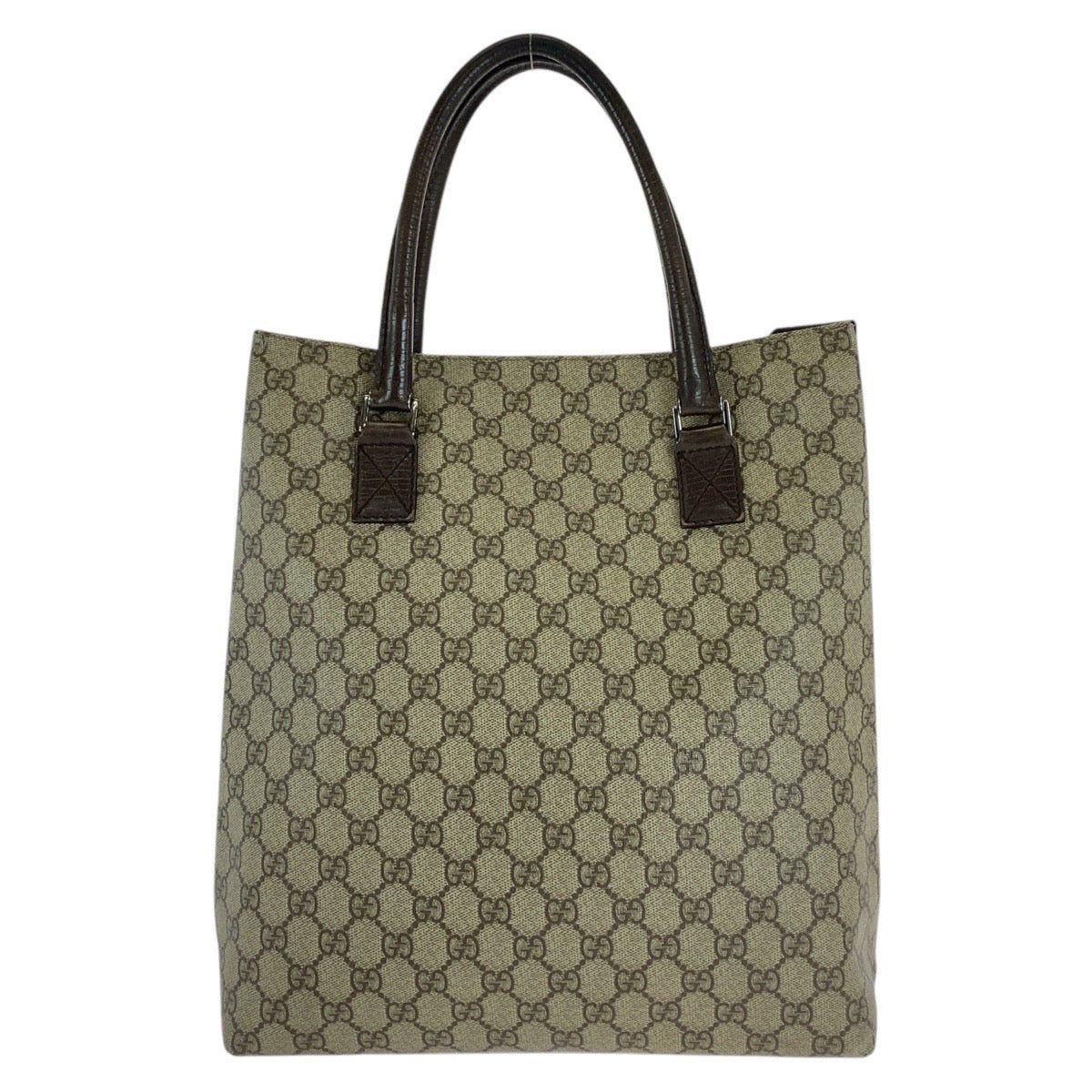 GUCCI Tote Bag 131220 GG Supreme Canvas Beige brown