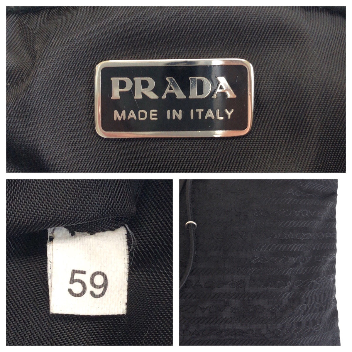 PRADA Shoulder Bag Nylon black