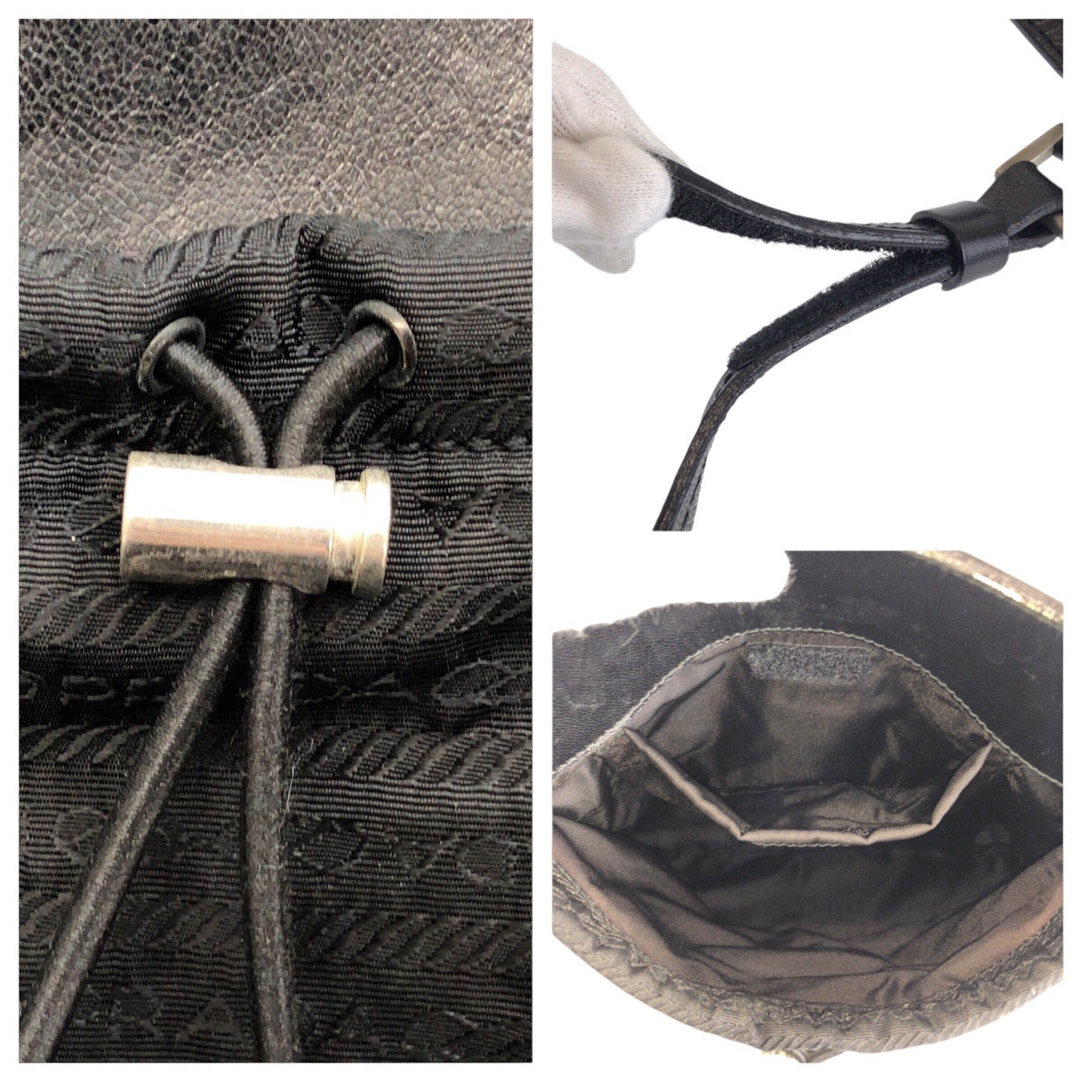 PRADA Shoulder Bag Nylon black