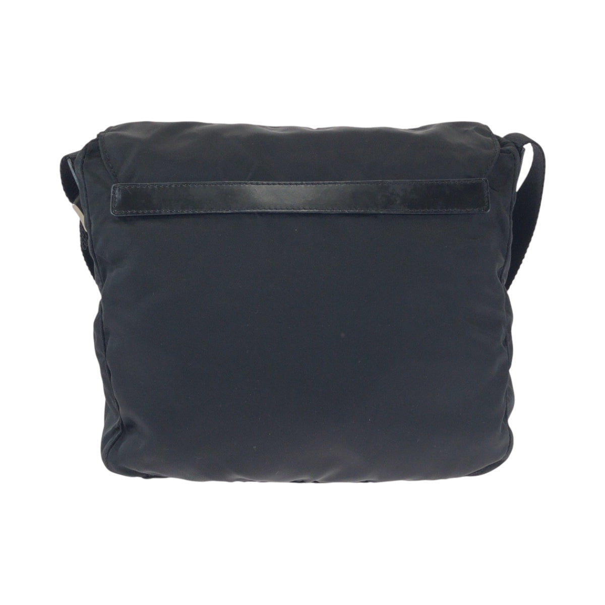 PRADA Shoulder Bag BT8994 Nylon Black SilverMetal Test Triangle With logo