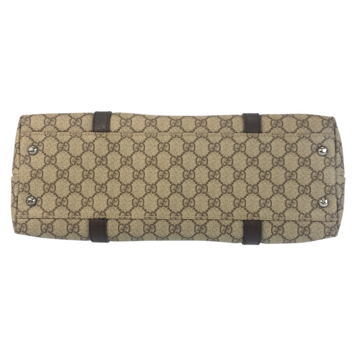 GUCCI Tote Bag 114595 GG Supreme Canvas Beige brown