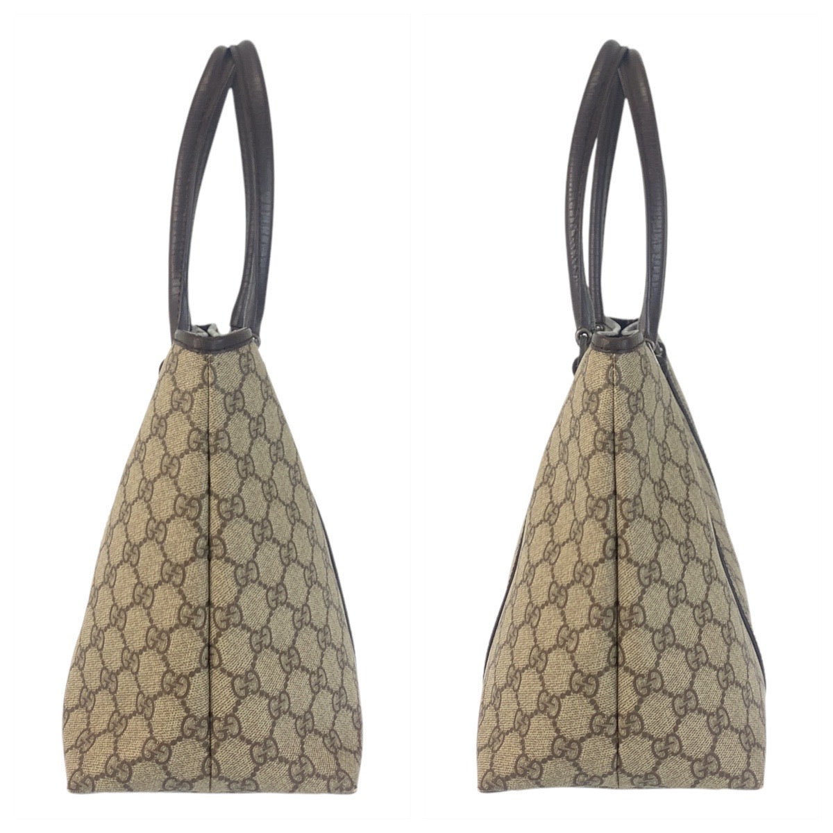 GUCCI Tote Bag 114595 GG Supreme Canvas Beige brown