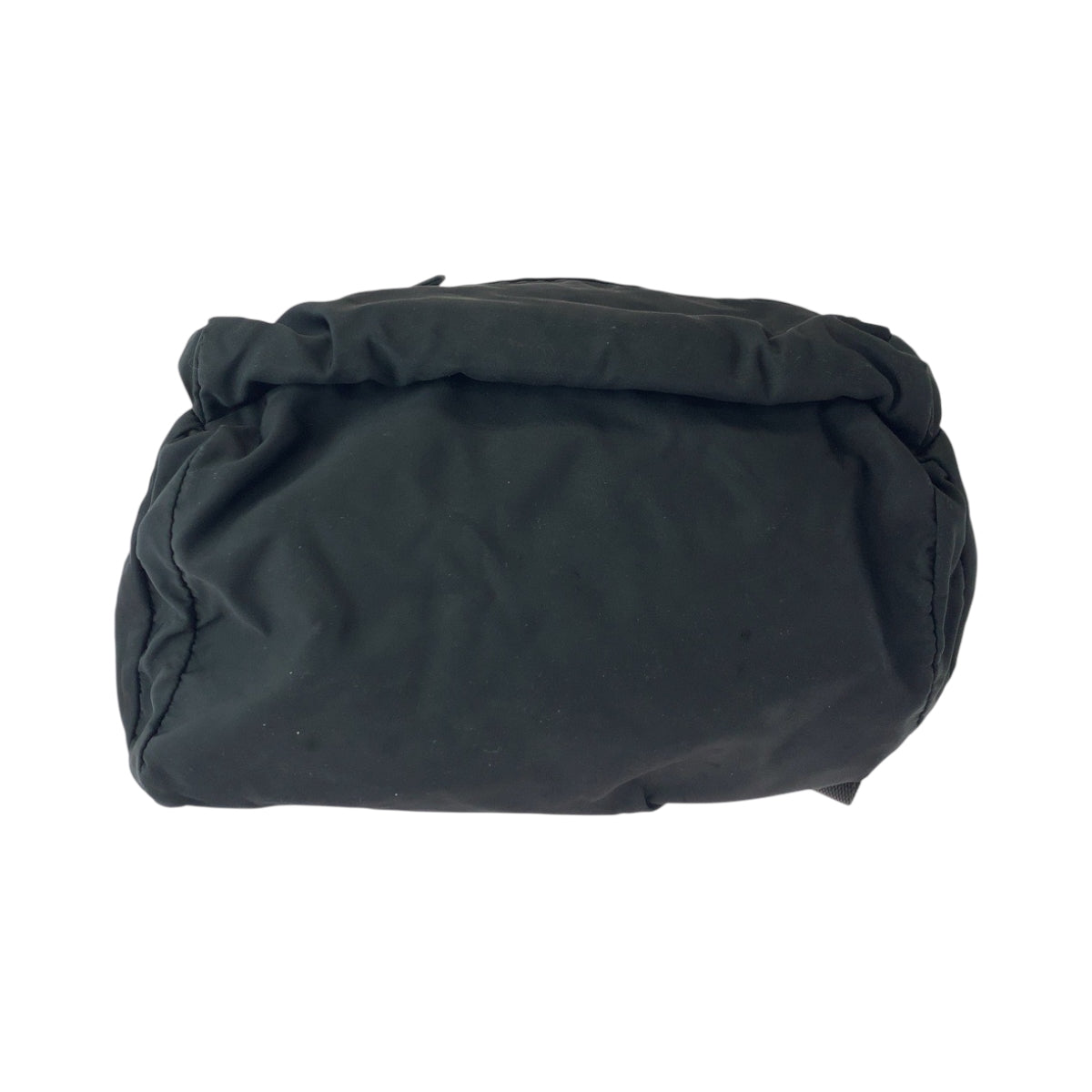 PRADA Backpack V317 Nylon black Test Triangle With logo