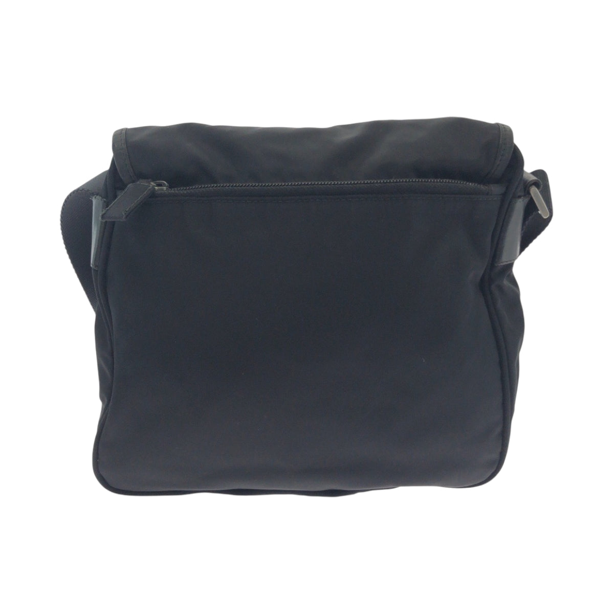 PRADA Shoulder Bag BT0173 Nylon Black SilverMetal Test Triangle With logo