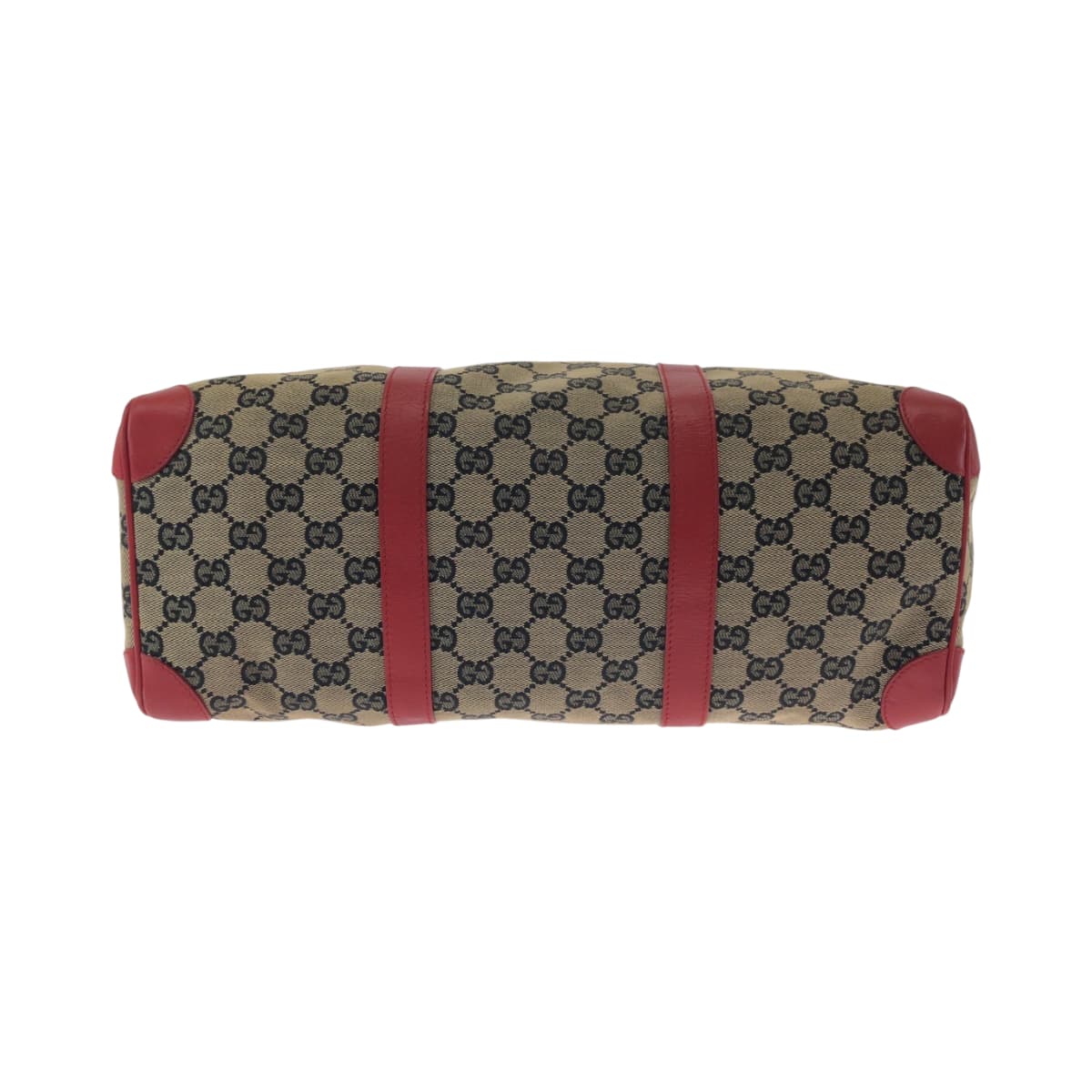 GUCCI Handbag 000 0846 GG canvas Beige Red Gold Metal