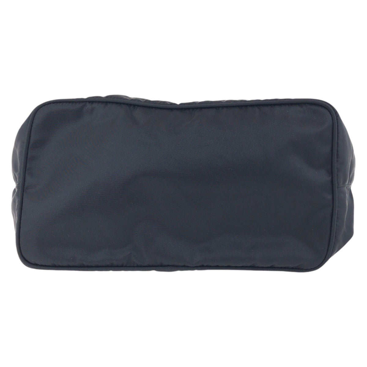 PRADA Shoulder Bag Nylon Black SilverMetal Test Triangle With logo
