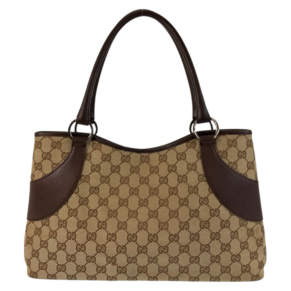 GUCCI Tote Bag 113015 GG canvas Beige brown