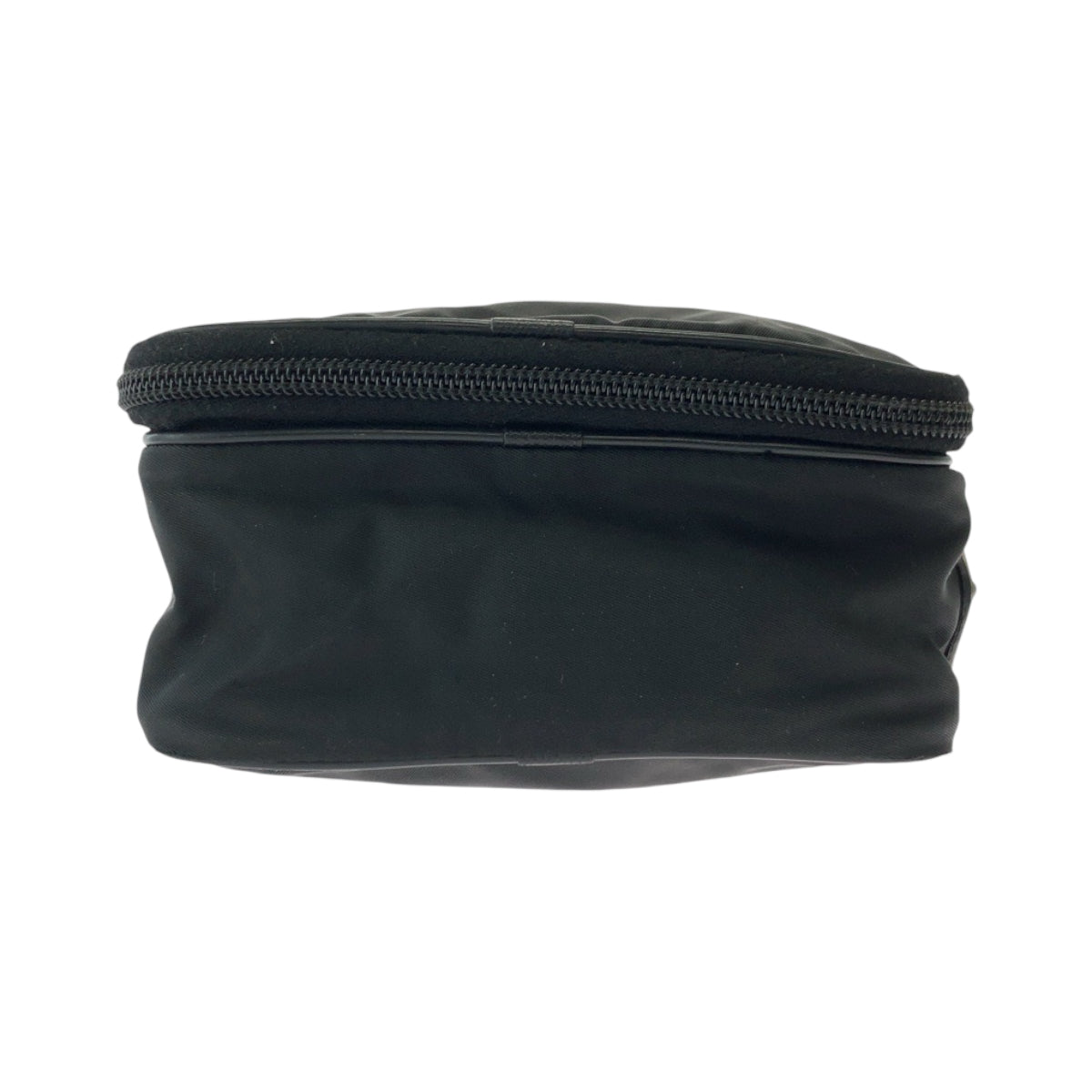 PRADA Shoulder Bag Nylon Black SilverMetal Test Triangle With logo