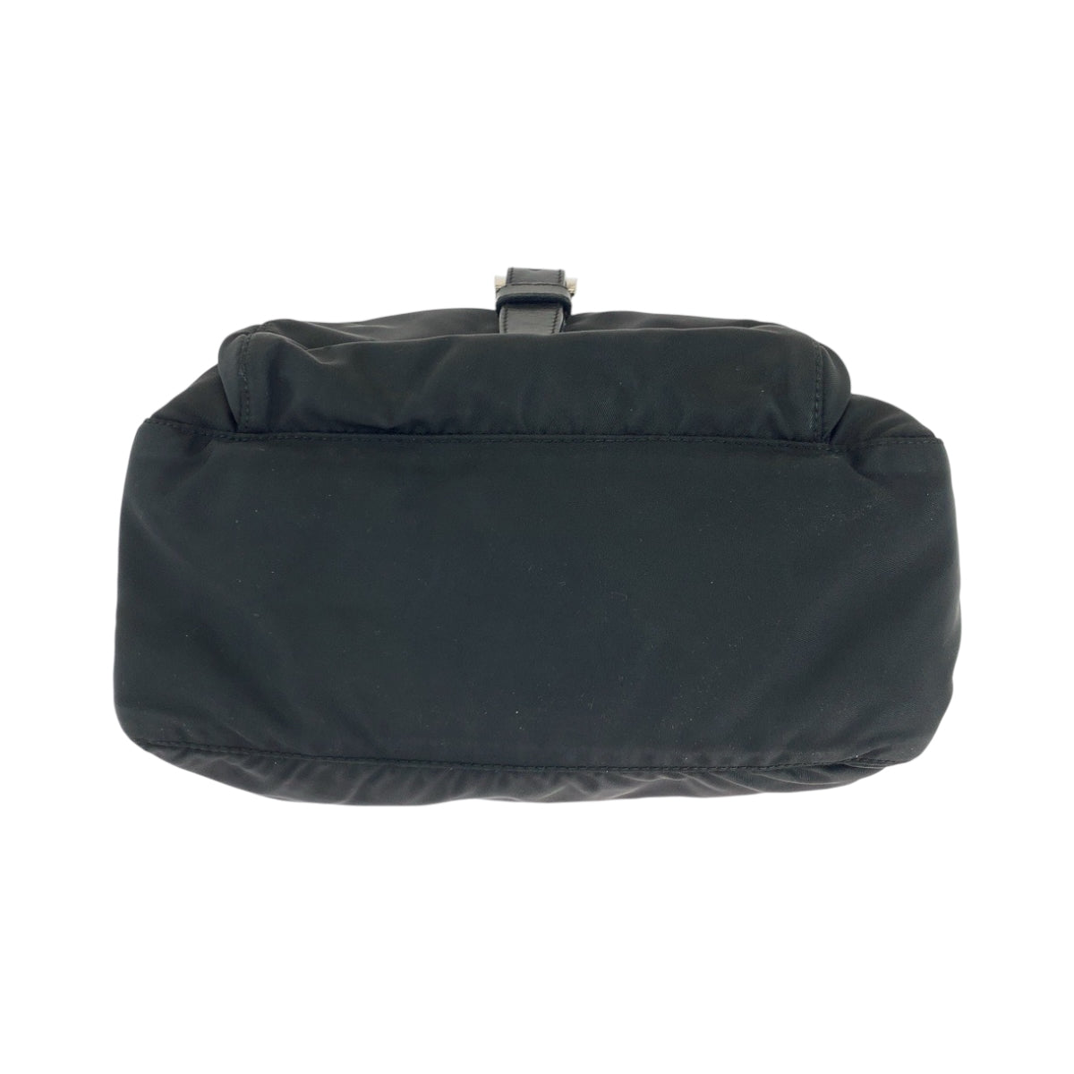 PRADA Shoulder Bag BT8994 Nylon Black SilverMetal Test Triangle With logo
