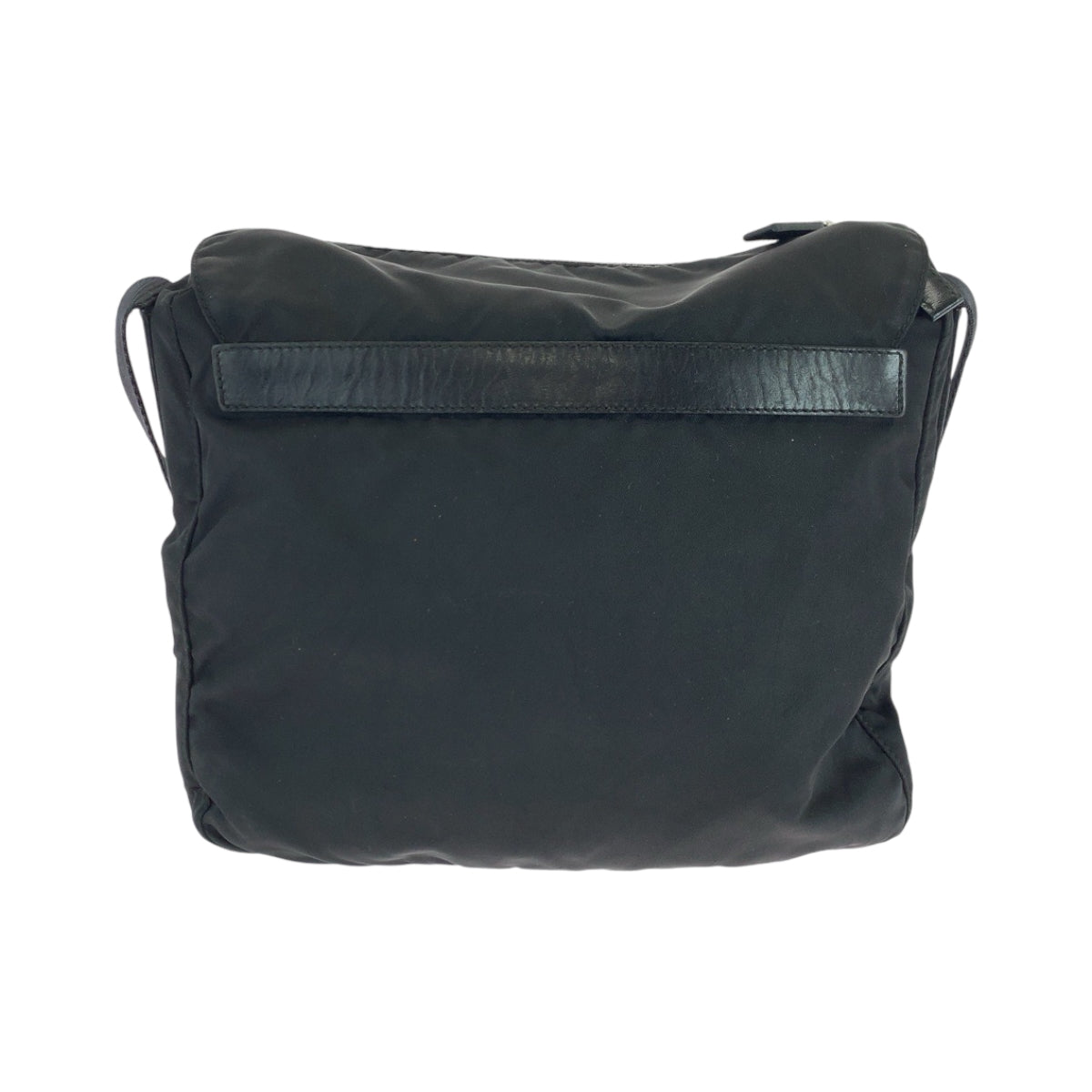 PRADA Shoulder Bag BT8994 Nylon Black SilverMetal Test Triangle With logo
